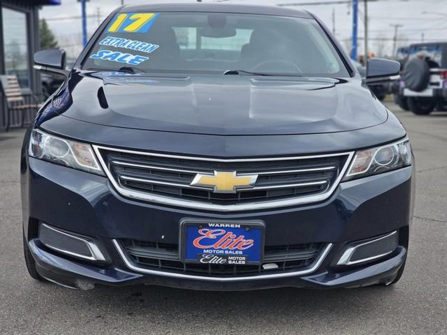 2017 BLUE CHEVROLET IMPALA (2G1105SA1H9) with an L4,2.5L(153 CID),DOHC engine, AUTOMATIC transmission, located at 14600 Frazho Road, Warren, MI, 48089, (586) 776-3400, 42.485996, -82.974220 - Photo#1