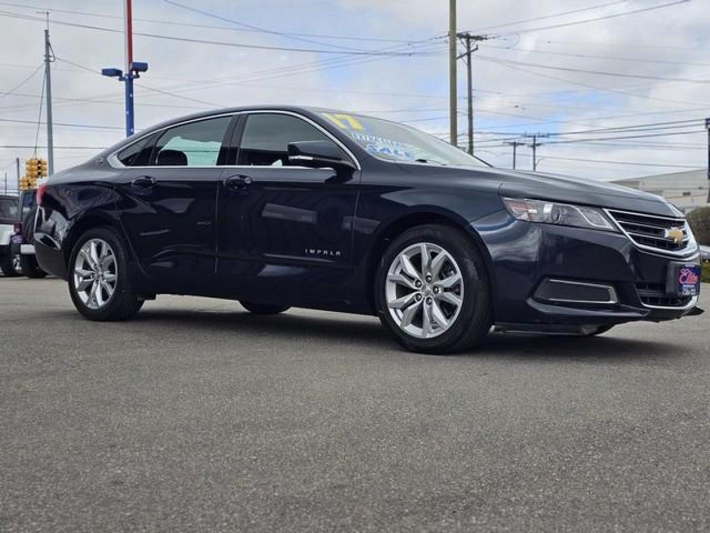 2017 BLUE CHEVROLET IMPALA (2G1105SA1H9) with an L4,2.5L(153 CID),DOHC engine, AUTOMATIC transmission, located at 14600 Frazho Road, Warren, MI, 48089, (586) 776-3400, 42.485996, -82.974220 - Photo#2