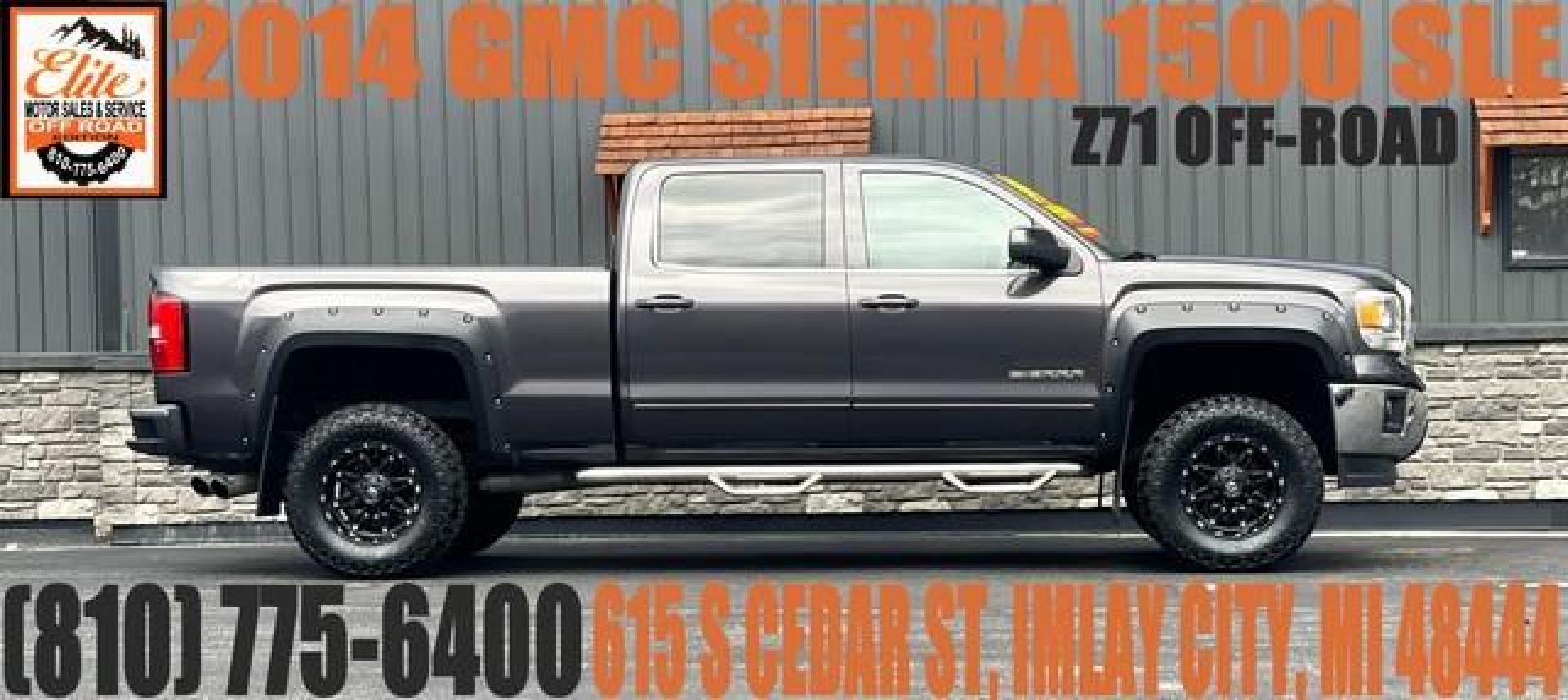 2014 GRAY GMC SIERRA 1500 (3GTU2UEC5EG) with an V8,5.3L(325 CID),OHV engine, AUTOMATIC transmission, located at 14600 Frazho Road, Warren, MI, 48089, (586) 776-3400, 42.485996, -82.974220 - Photo#0