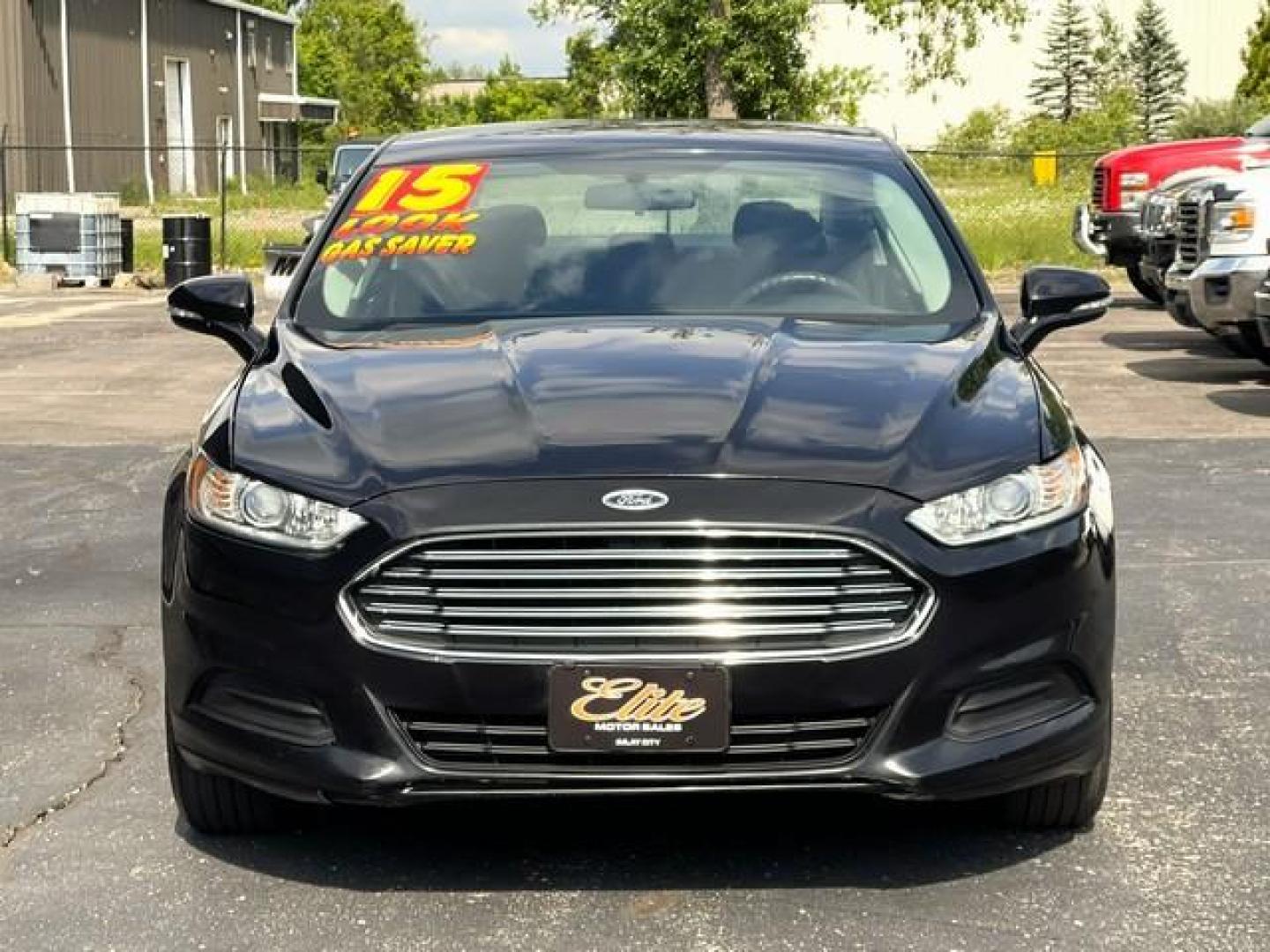 2015 BLACK FORD FUSION (1FA6P0H74F5) with an L4,2.5L(152 CID),DOHC engine, AUTOMATIC transmission, located at 14600 Frazho Road, Warren, MI, 48089, (586) 776-3400, 42.485996, -82.974220 - Photo#3