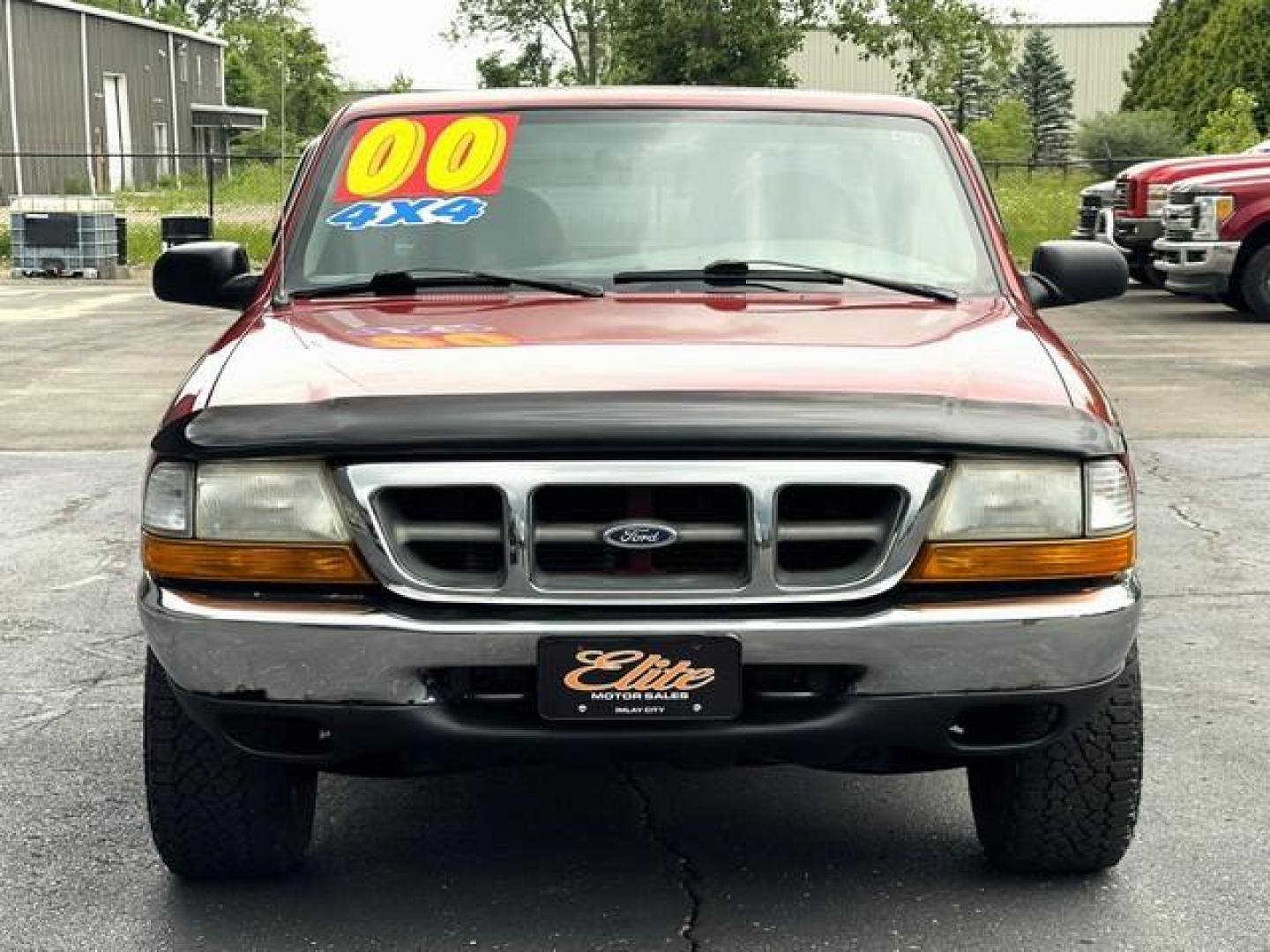 2000 RED FORD RANGER (1FTZR15V7YP) with an V6,3.0L(182 CID),OHV engine, AUTOMATIC transmission, located at 14600 Frazho Road, Warren, MI, 48089, (586) 776-3400, 42.485996, -82.974220 - Photo#4