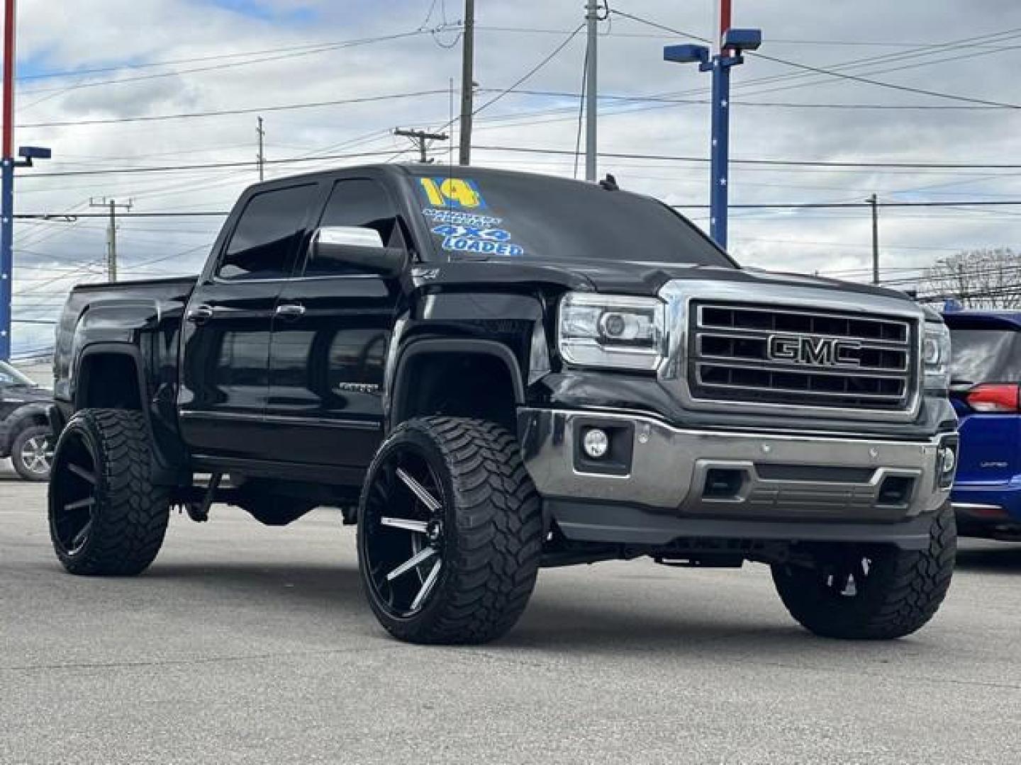 2014 BLACK GMC SIERRA 1500 (3GTU2VEC7EG) with an V8,5.3L(325 CID),OHV engine, AUTOMATIC transmission, located at 14600 Frazho Road, Warren, MI, 48089, (586) 776-3400, 42.485996, -82.974220 - Photo#2