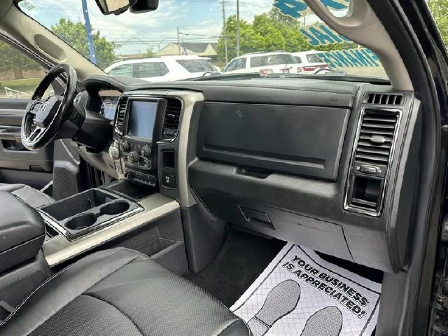 2014 BLACK RAM 1500 (1C6RR7MTXES) with an V8,5.7L(345 CID),OHV engine, AUTOMATIC transmission, located at 14600 Frazho Road, Warren, MI, 48089, (586) 776-3400, 42.485996, -82.974220 - Photo#10