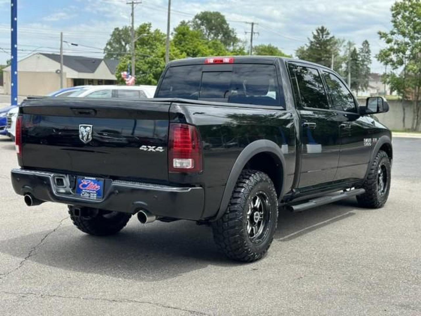 2014 BLACK RAM 1500 (1C6RR7MTXES) with an V8,5.7L(345 CID),OHV engine, AUTOMATIC transmission, located at 14600 Frazho Road, Warren, MI, 48089, (586) 776-3400, 42.485996, -82.974220 - Photo#4