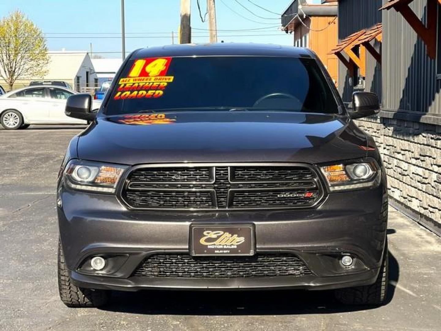 2014 GREY DODGE DURANGO (1C4SDJCT6EC) with an V8,5.7L(345 CID),OHV engine, AUTOMATIC transmission, located at 14600 Frazho Road, Warren, MI, 48089, (586) 776-3400, 42.485996, -82.974220 - Photo#3