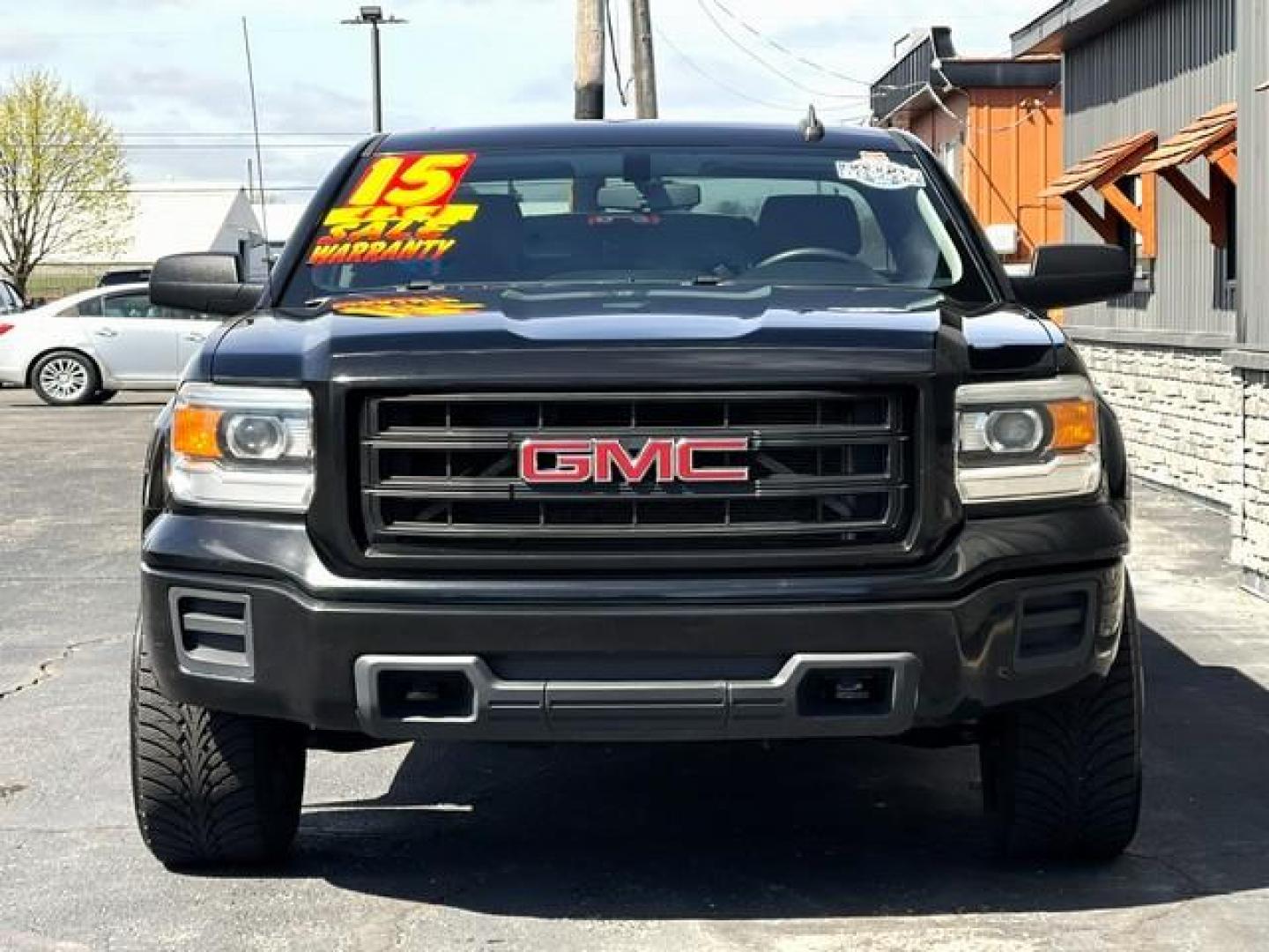 2015 BLACK GMC SIERRA 1500 (1GTV2TEC5FZ) with an V8,5.3L(325 CID),OHV engine, AUTOMATIC transmission, located at 14600 Frazho Road, Warren, MI, 48089, (586) 776-3400, 42.485996, -82.974220 - Photo#2