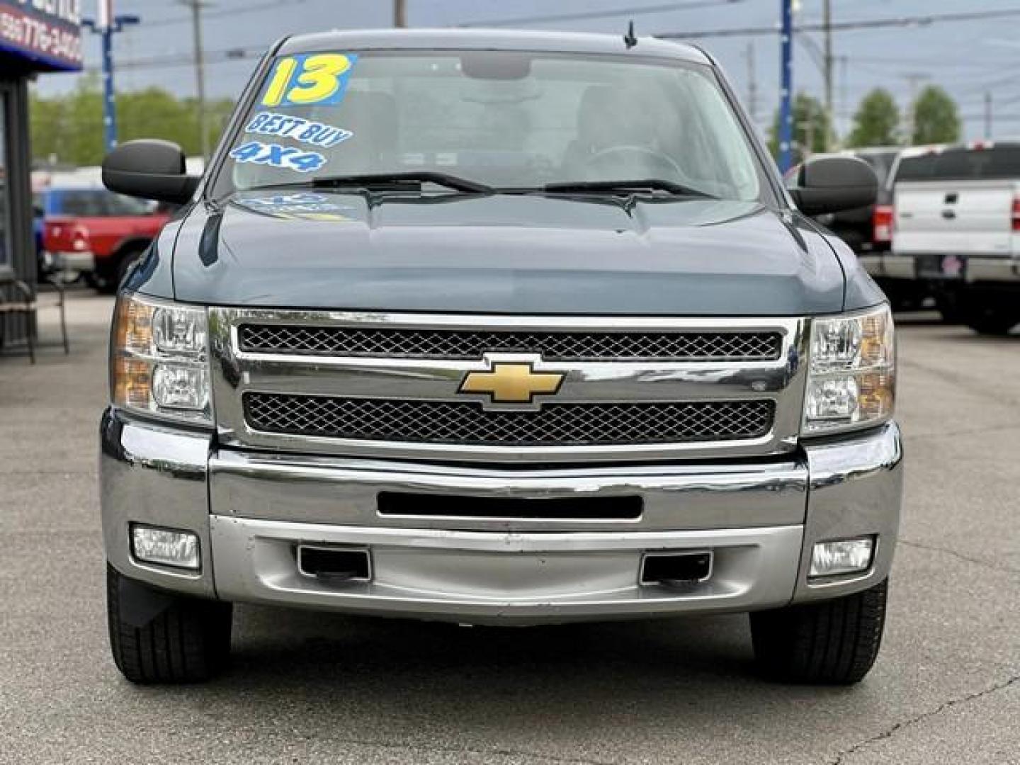 2013 BLUE GRANITE METTALIC CHEVROLET SILVERADO 1500 (3GCPKSE75DG) with an V8,5.3L(325 CID),OHV engine, AUTOMATIC transmission, located at 14600 Frazho Road, Warren, MI, 48089, (586) 776-3400, 42.485996, -82.974220 - Photo#1