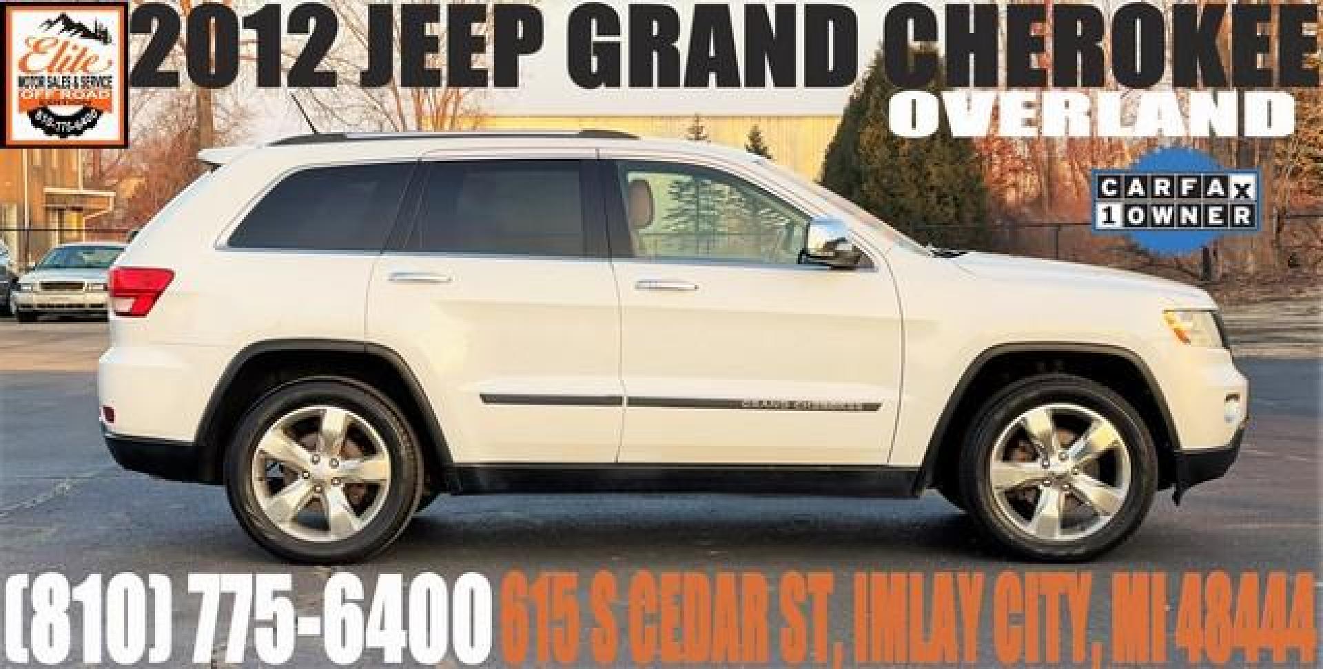 2012 WHITE JEEP GRAND CHEROKEE (1C4RJFCG7CC) with an V6,3.6L(220 CID),DOHC engine, AUTOMATIC transmission, located at 14600 Frazho Road, Warren, MI, 48089, (586) 776-3400, 42.485996, -82.974220 - Photo#0