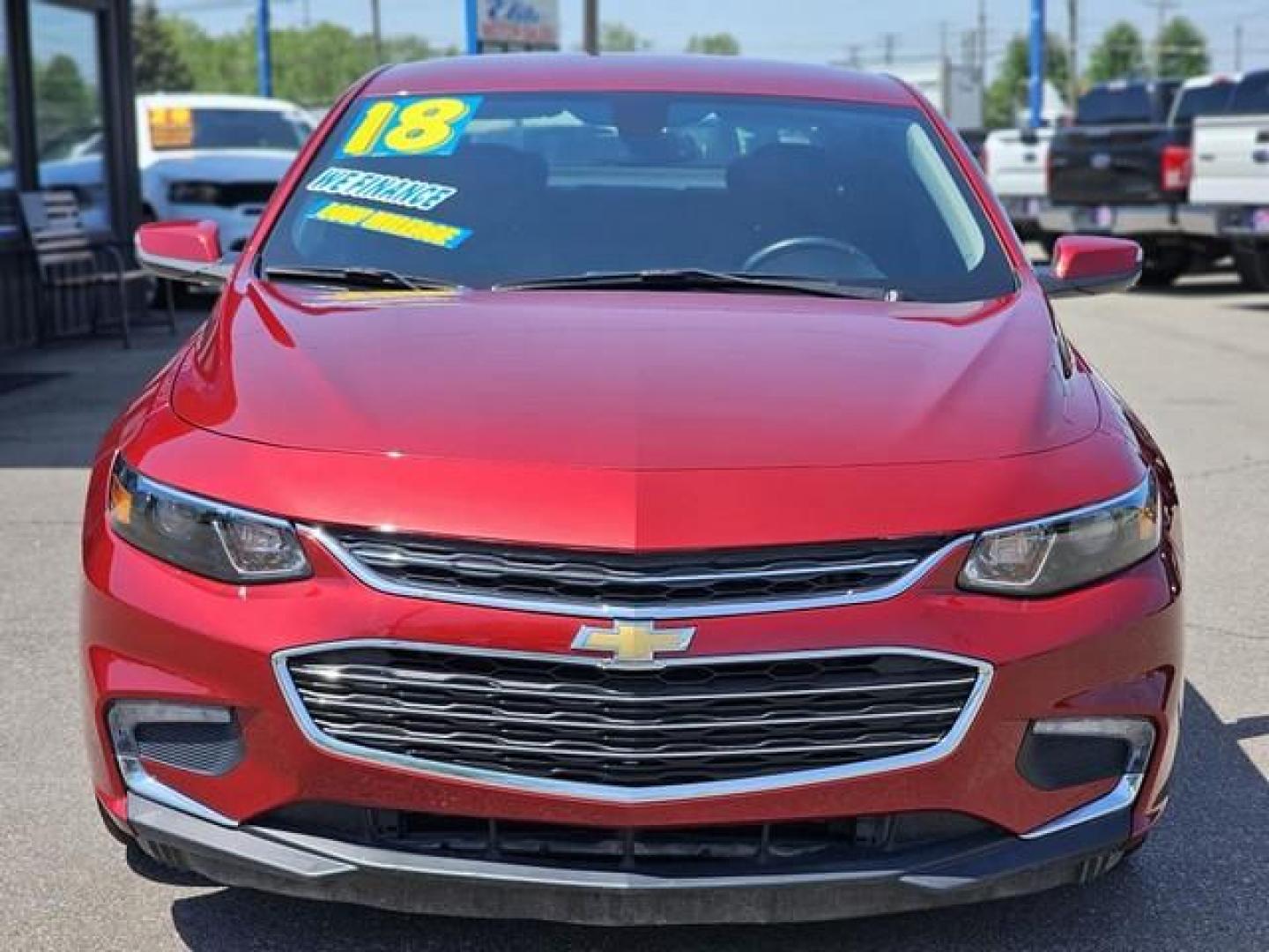 2018 RED CHEVROLET MALIBU (1G1ZD5ST0JF) with an L4,1.5L(91 CID),DOHC engine, AUTOMATIC transmission, located at 14600 Frazho Road, Warren, MI, 48089, (586) 776-3400, 42.485996, -82.974220 - Photo#1