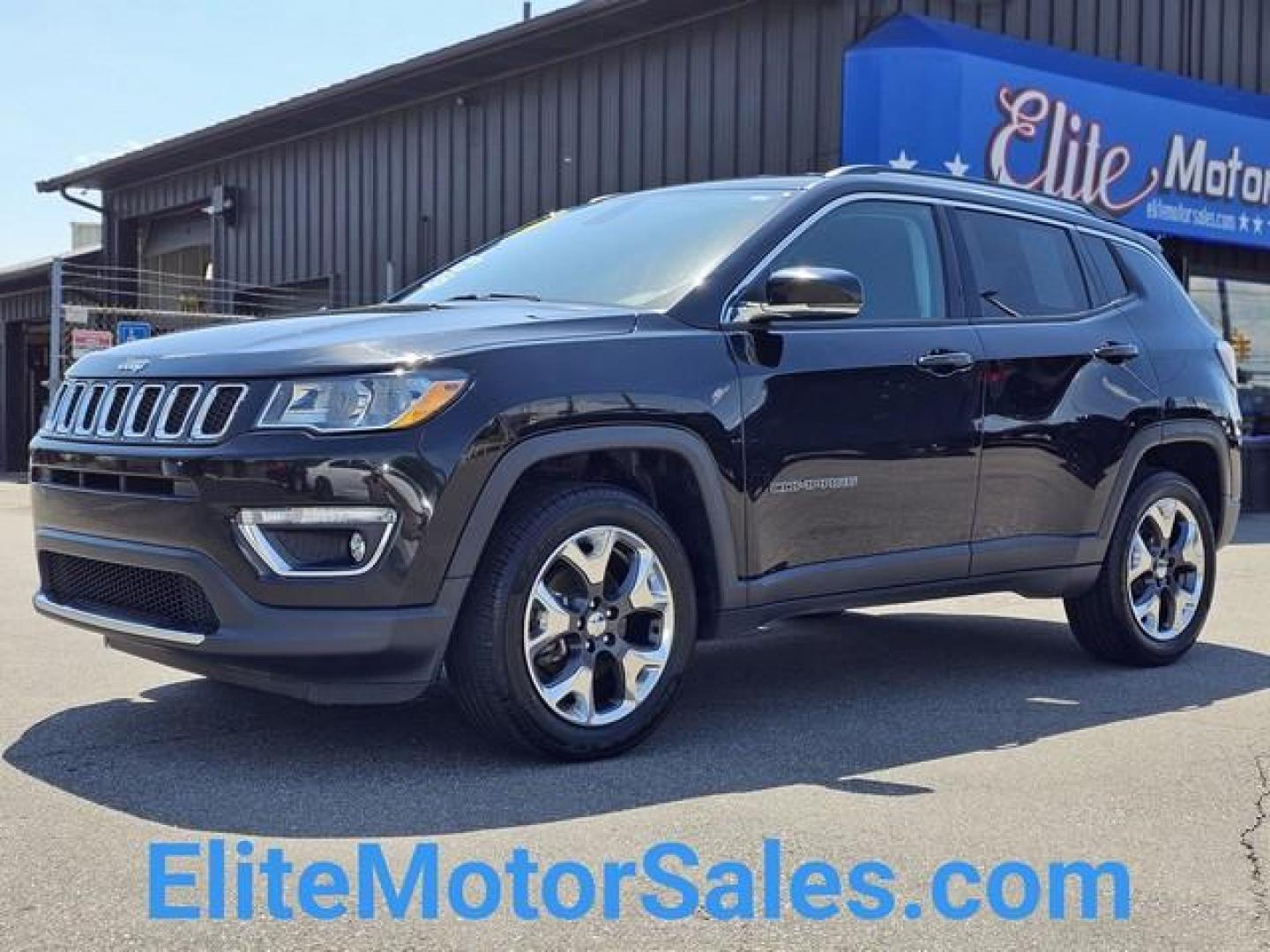 2019 BLACK JEEP COMPASS (3C4NJDCB9KT) with an L4,2.4L(144 CID), engine, AUTOMATIC transmission, located at 14600 Frazho Road, Warren, MI, 48089, (586) 776-3400, 42.485996, -82.974220 - Photo#0