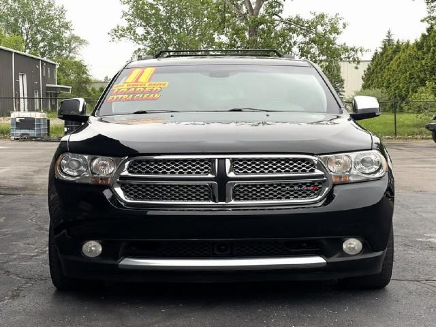 2011 BLACK DODGE DURANGO (1D4SE5GT9BC) with an V8,5.7L(345 CID),OHV engine, AUTOMATIC transmission, located at 14600 Frazho Road, Warren, MI, 48089, (586) 776-3400, 42.485996, -82.974220 - Photo#4