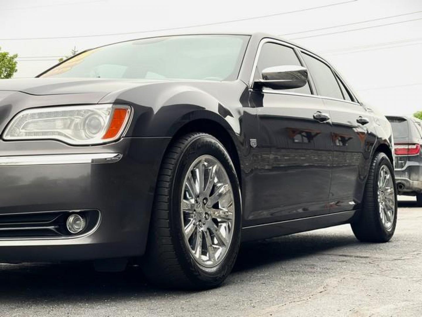 2013 GRANITE CHRYSTAL METALLIC CHRYSLER 300 (2C3CCAET3DH) with an V8,5.7L(345 CID),OHV engine, AUTOMATIC transmission, located at 14600 Frazho Road, Warren, MI, 48089, (586) 776-3400, 42.485996, -82.974220 - Photo#1