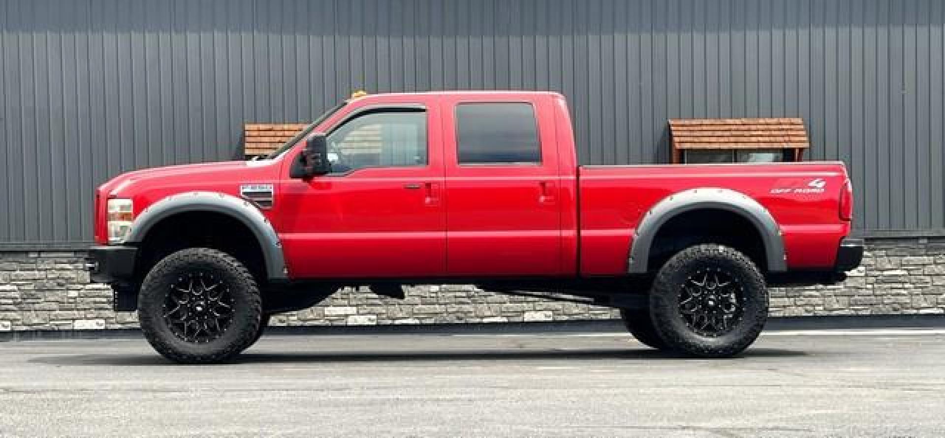 2008 RED FORD F-250 SUPER DUTY (1FTSW21R68E) with an V8,6.4L(391 CID),OHV engine, AUTOMATIC transmission, located at 14600 Frazho Road, Warren, MI, 48089, (586) 776-3400, 42.485996, -82.974220 - Photo#1