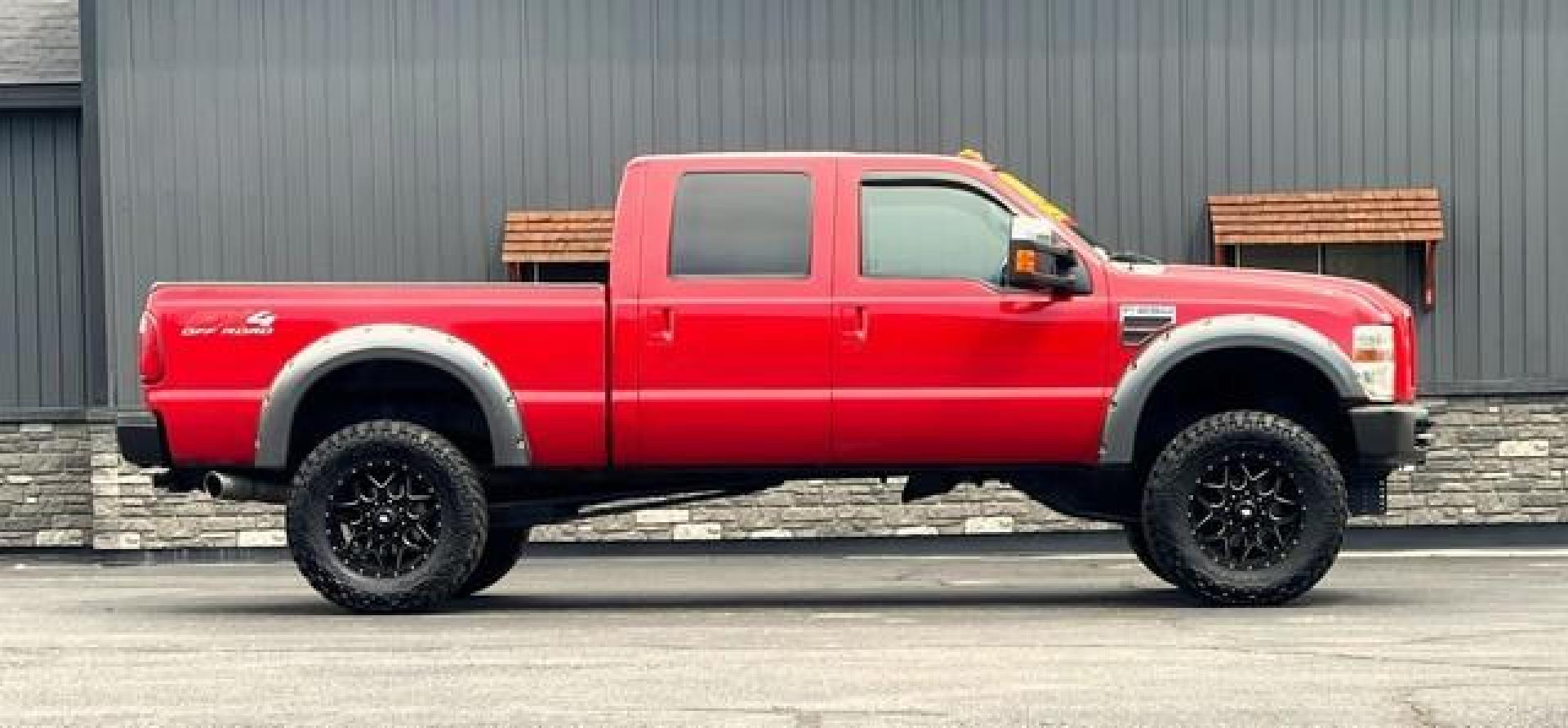 2008 RED FORD F-250 SUPER DUTY (1FTSW21R68E) with an V8,6.4L(391 CID),OHV engine, AUTOMATIC transmission, located at 14600 Frazho Road, Warren, MI, 48089, (586) 776-3400, 42.485996, -82.974220 - Photo#5