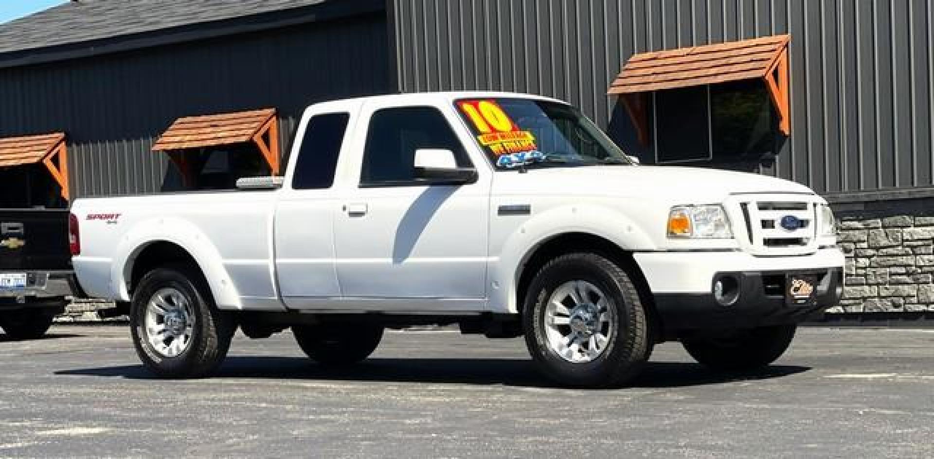 2010 WHITE FORD RANGER (1FTLR4FE5AP) with an V6,4.0L(245 CID),SOHC engine, AUTOMATIC transmission, located at 14600 Frazho Road, Warren, MI, 48089, (586) 776-3400, 42.485996, -82.974220 - Photo#5