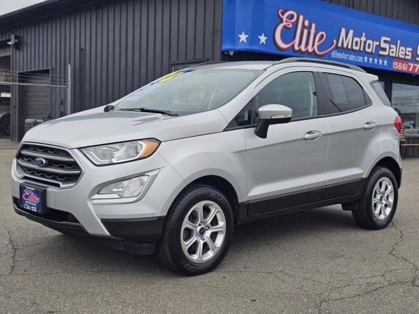 2018 MOONDUST SILVER METALLIC FORD ECOSPORT (MAJ6P1UL3JC) with an L4,2.0L(122 CID),DOHC engine, AUTOMATIC transmission, located at 14600 Frazho Road, Warren, MI, 48089, (586) 776-3400, 42.485996, -82.974220 - Photo#0