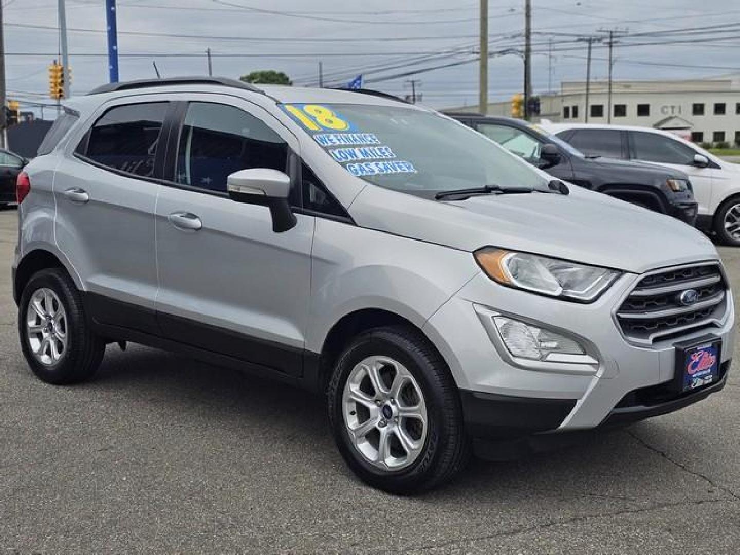 2018 MOONDUST SILVER METALLIC FORD ECOSPORT (MAJ6P1UL3JC) with an L4,2.0L(122 CID),DOHC engine, AUTOMATIC transmission, located at 14600 Frazho Road, Warren, MI, 48089, (586) 776-3400, 42.485996, -82.974220 - Photo#2