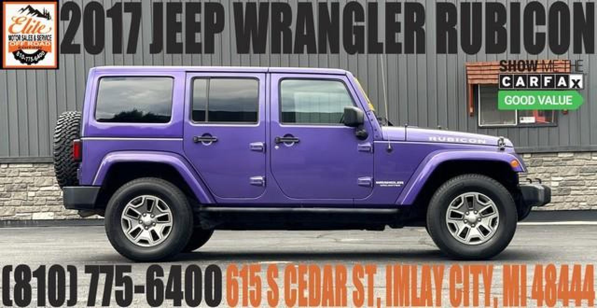 2017 PURPLE JEEP WRANGLER (1C4BJWFG0HL) with an V6,3.6L(220 CID),DOHC engine, AUTOMATIC transmission, located at 14600 Frazho Road, Warren, MI, 48089, (586) 776-3400, 42.485996, -82.974220 - Photo#0