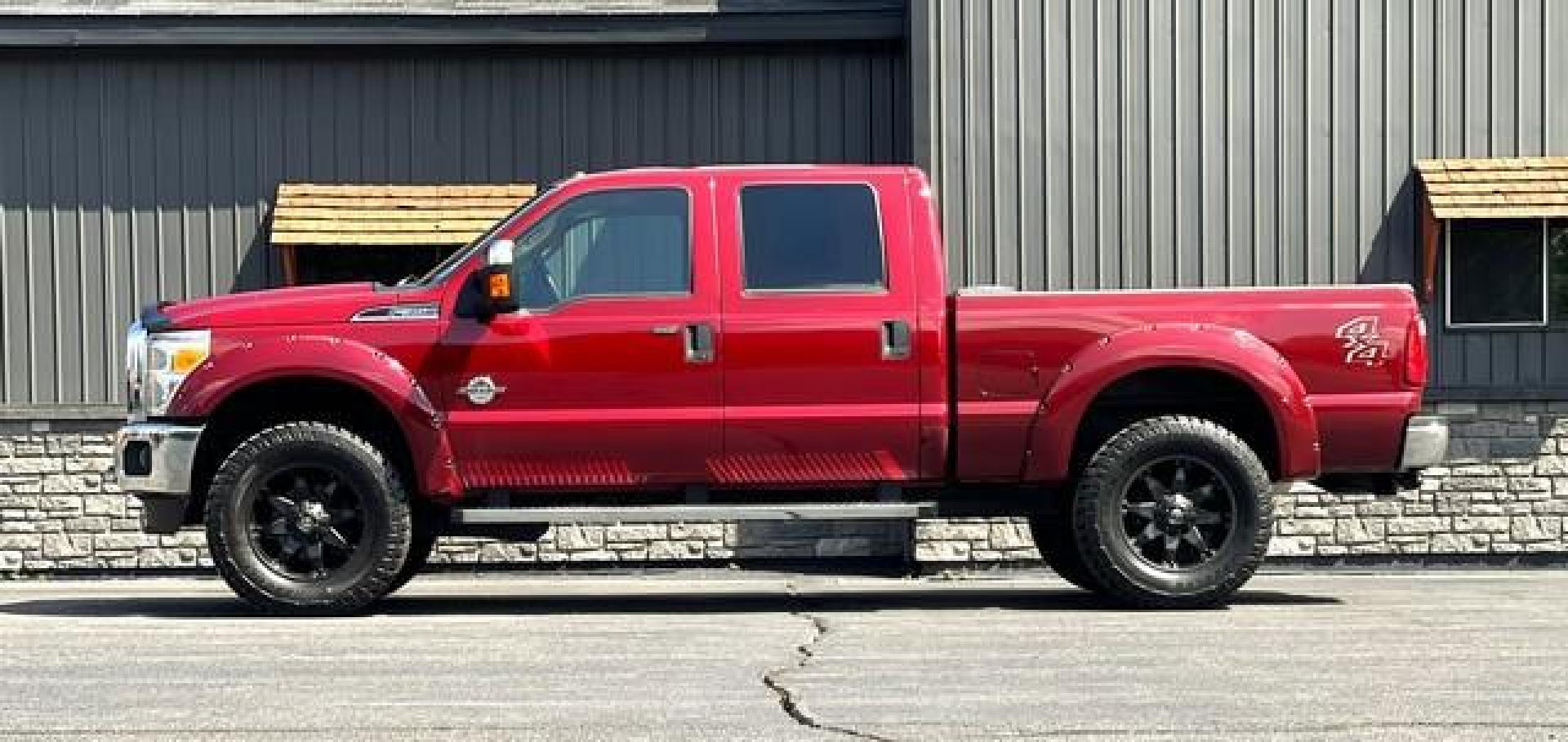 2014 MAROON FORD F-350 SUPER DUTY (1FT8W3BT6EE) with an V8,6.7L(406 CID),OHV engine, AUTOMATIC transmission, located at 14600 Frazho Road, Warren, MI, 48089, (586) 776-3400, 42.485996, -82.974220 - Photo#1