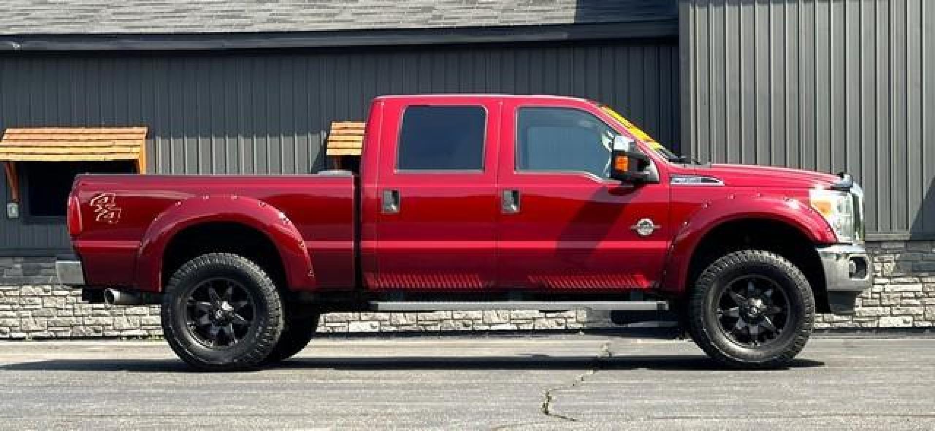 2014 MAROON FORD F-350 SUPER DUTY (1FT8W3BT6EE) with an V8,6.7L(406 CID),OHV engine, AUTOMATIC transmission, located at 14600 Frazho Road, Warren, MI, 48089, (586) 776-3400, 42.485996, -82.974220 - Photo#6