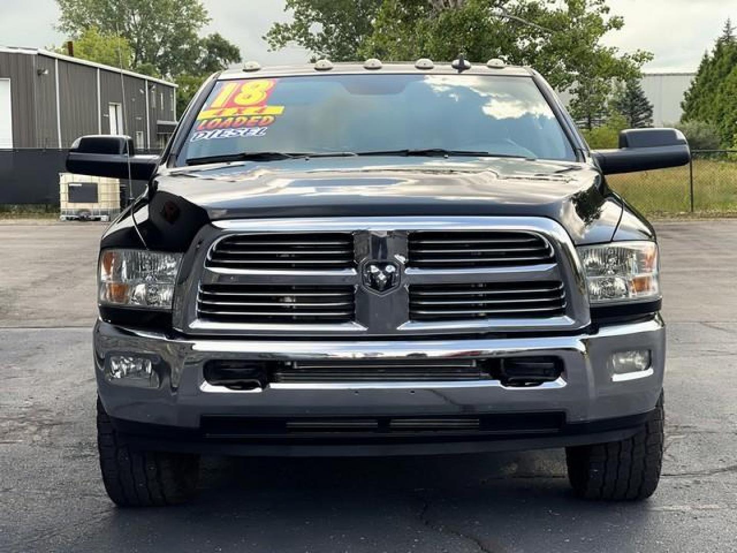 2018 BLACK RAM 3500 (3C63R3DL8JG) with an L6,6.7L(408 CID),OHV engine, AUTOMATIC transmission, located at 14600 Frazho Road, Warren, MI, 48089, (586) 776-3400, 42.485996, -82.974220 - Photo#1