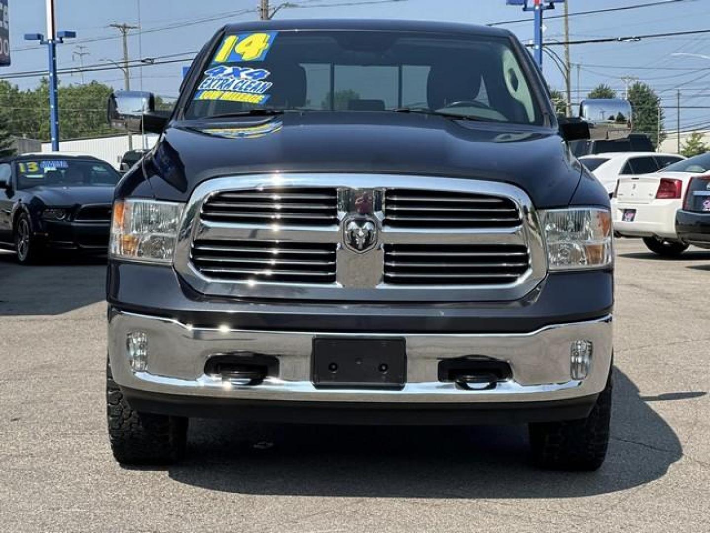 2014 BLUE RAM 1500 (1C6RR7LT4ES) with an V8,5.7L(345 CID),OHV engine, AUTOMATIC transmission, located at 14600 Frazho Road, Warren, MI, 48089, (586) 776-3400, 42.485996, -82.974220 - Photo#1