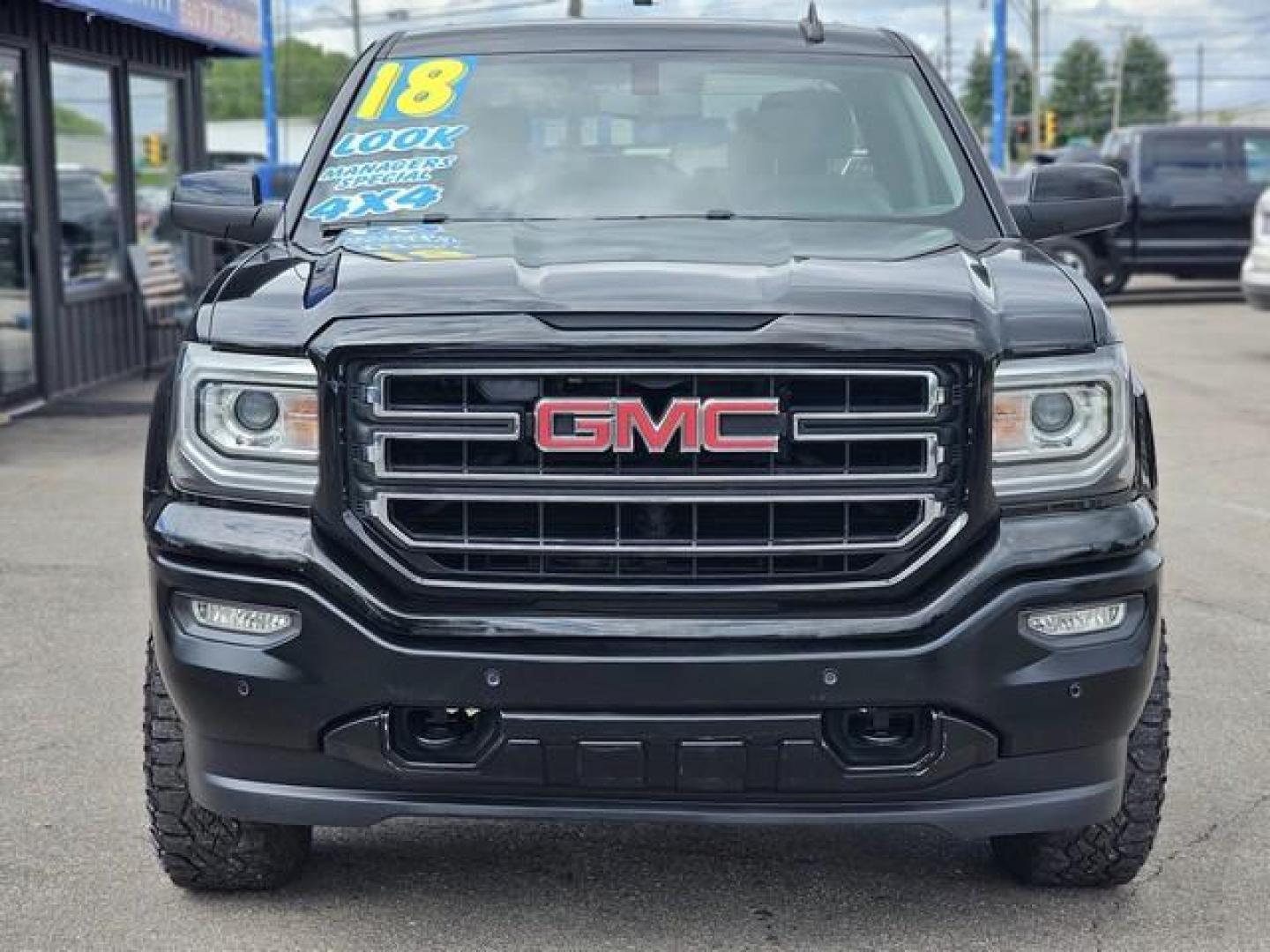 2018 BLACK GMC SIERRA 1500 (1GTV2LEC7JZ) with an V8,5.3L(325 CID),OHV engine, AUTOMATIC transmission, located at 14600 Frazho Road, Warren, MI, 48089, (586) 776-3400, 42.485996, -82.974220 - Photo#1