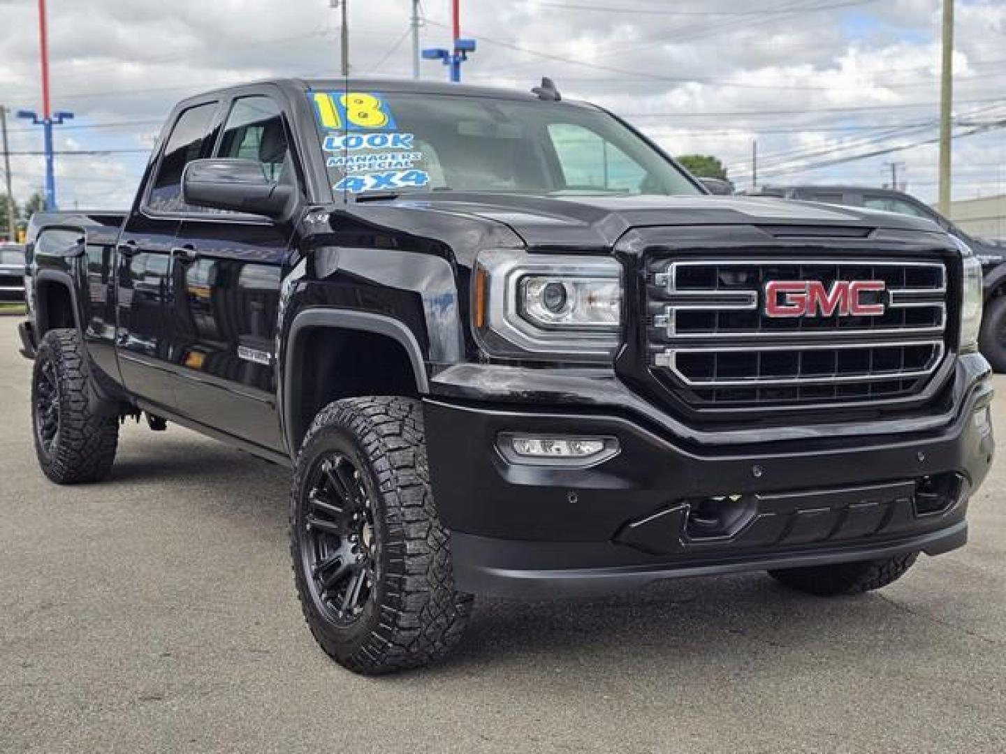 2018 BLACK GMC SIERRA 1500 (1GTV2LEC7JZ) with an V8,5.3L(325 CID),OHV engine, AUTOMATIC transmission, located at 14600 Frazho Road, Warren, MI, 48089, (586) 776-3400, 42.485996, -82.974220 - Photo#2