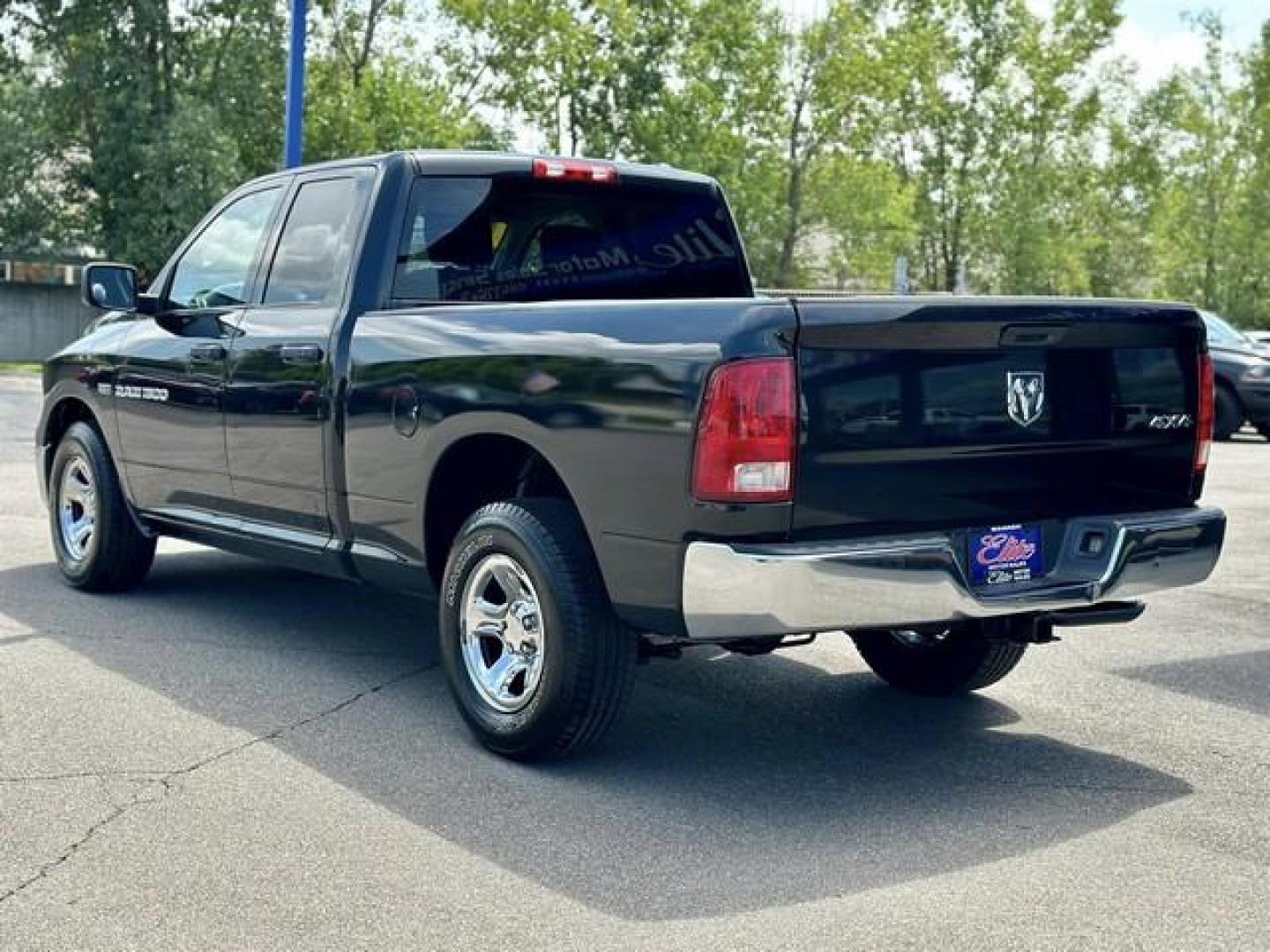 2011 BLACK RAM 1500 QUAD (1D7RV1GTXBS) with an V8,5.7L(345 CID),OHV engine, AUTOMATIC transmission, located at 14600 Frazho Road, Warren, MI, 48089, (586) 776-3400, 42.485996, -82.974220 - Photo#6