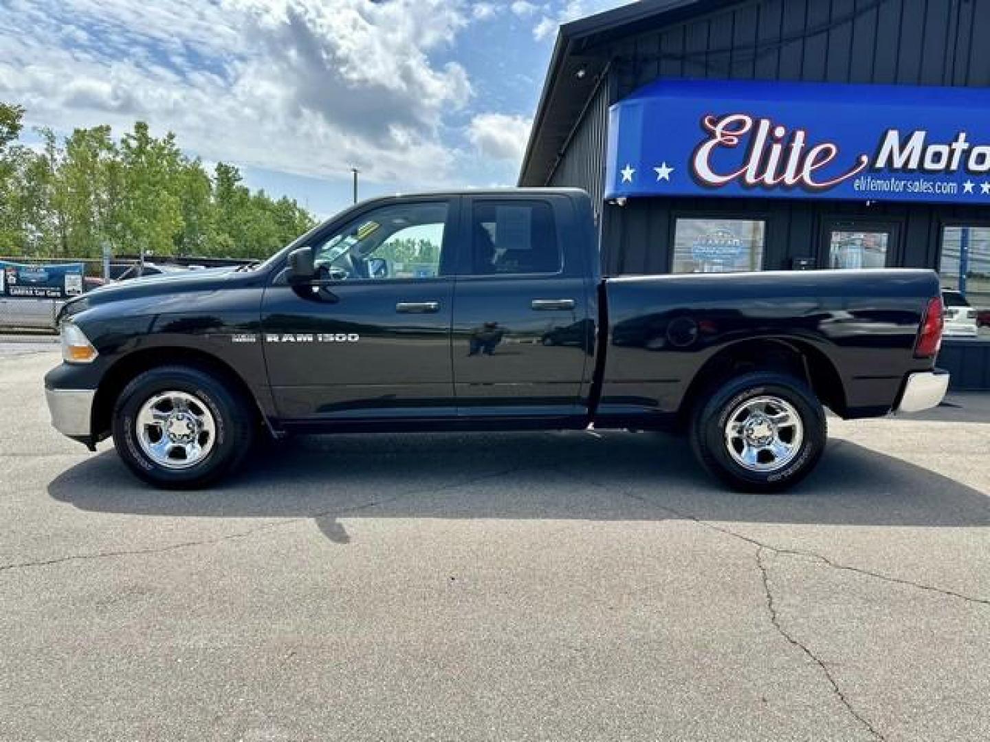 2011 BLACK RAM 1500 QUAD (1D7RV1GTXBS) with an V8,5.7L(345 CID),OHV engine, AUTOMATIC transmission, located at 14600 Frazho Road, Warren, MI, 48089, (586) 776-3400, 42.485996, -82.974220 - Photo#7