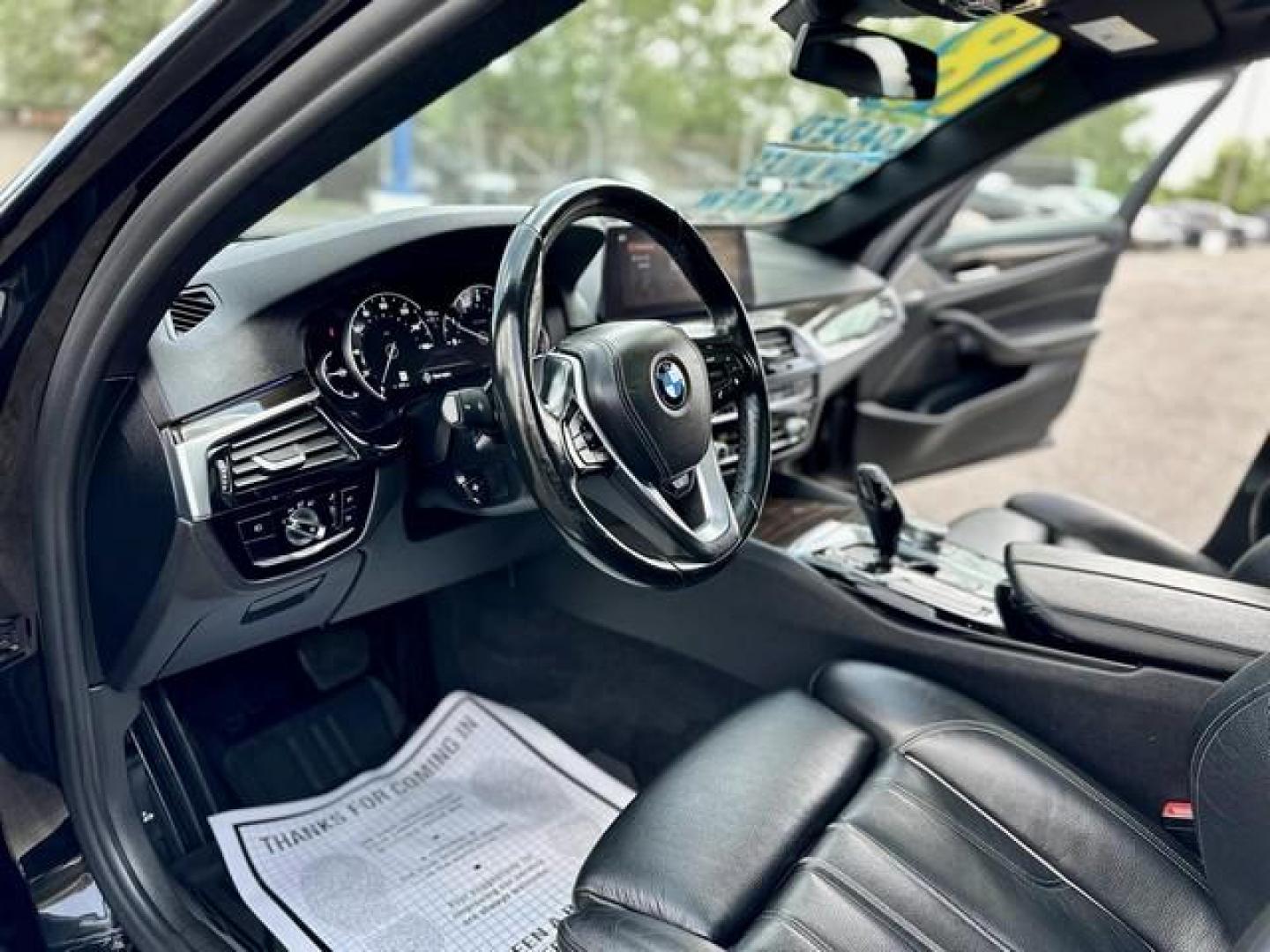 2018 BLACK BMW 530I XDRIVE (WBAJA7C58JW) with an L4,2.0L(122 CID),DOHC engine, AUTOMATIC transmission, located at 14600 Frazho Road, Warren, MI, 48089, (586) 776-3400, 42.485996, -82.974220 - Photo#13