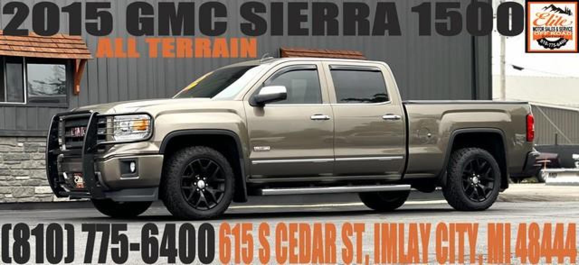 2015 BROWN GMC SIERRA 1500 (3GTU2UEC0FG) with an V8,5.3L(325 CID),OHV engine, AUTOMATIC transmission, located at 14600 Frazho Road, Warren, MI, 48089, (586) 776-3400, 42.485996, -82.974220 - Photo#0