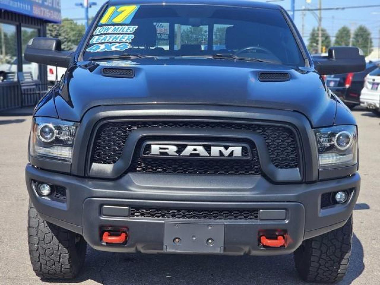 2017 BLACK RAM 1500 (1C6RR7YT9HS) with an V8,5.7L(345 CID),OHV engine, AUTOMATIC transmission, located at 14600 Frazho Road, Warren, MI, 48089, (586) 776-3400, 42.485996, -82.974220 - Photo#1