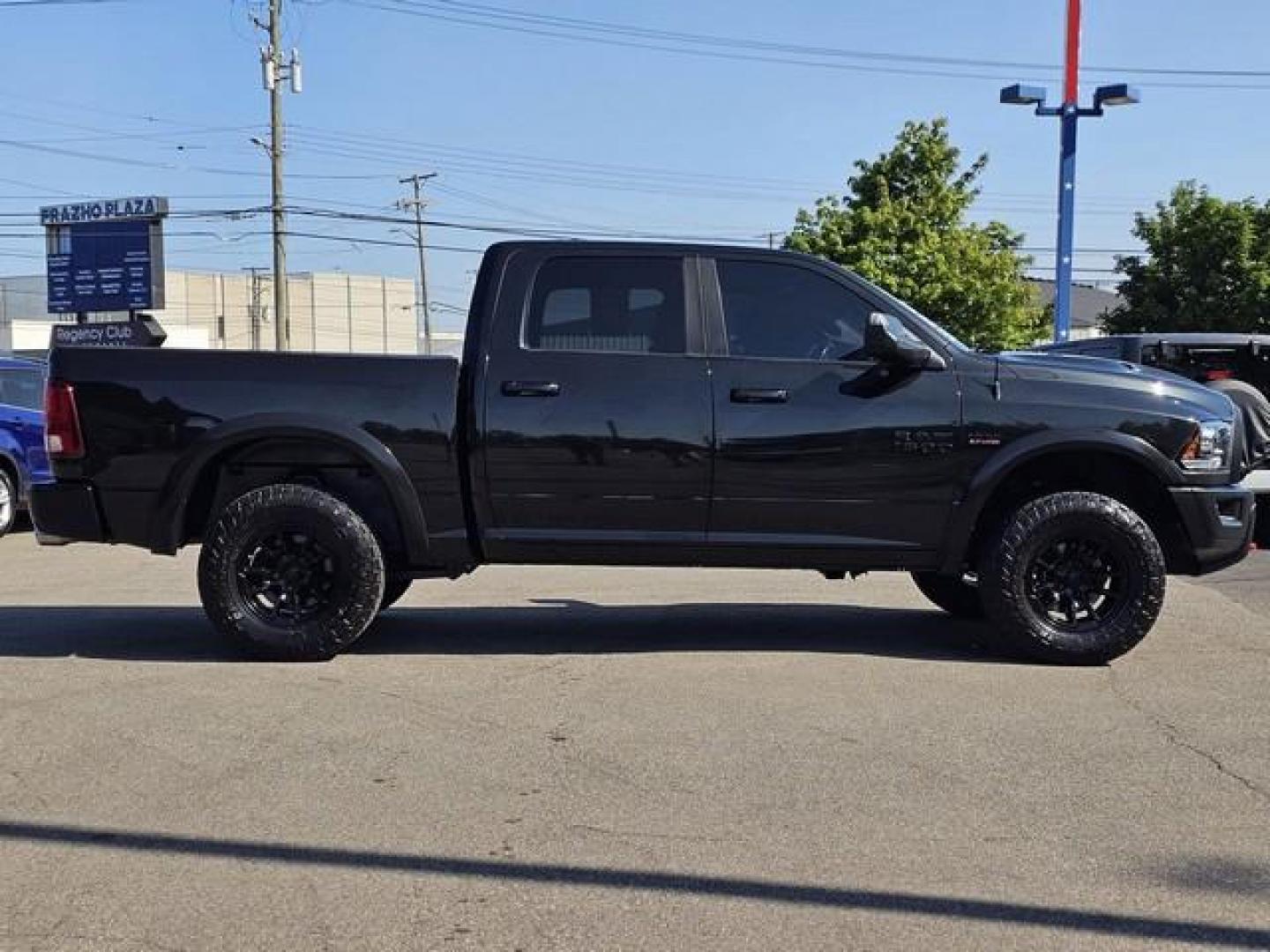 2017 BLACK RAM 1500 (1C6RR7YT9HS) with an V8,5.7L(345 CID),OHV engine, AUTOMATIC transmission, located at 14600 Frazho Road, Warren, MI, 48089, (586) 776-3400, 42.485996, -82.974220 - Photo#3