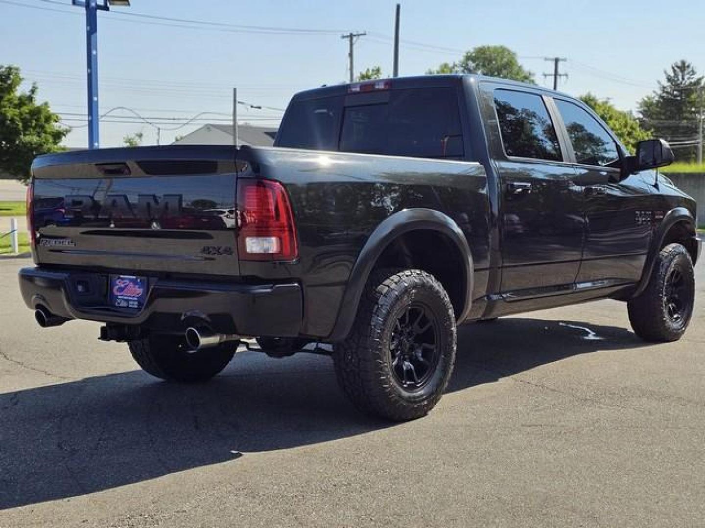 2017 BLACK RAM 1500 (1C6RR7YT9HS) with an V8,5.7L(345 CID),OHV engine, AUTOMATIC transmission, located at 14600 Frazho Road, Warren, MI, 48089, (586) 776-3400, 42.485996, -82.974220 - Photo#4