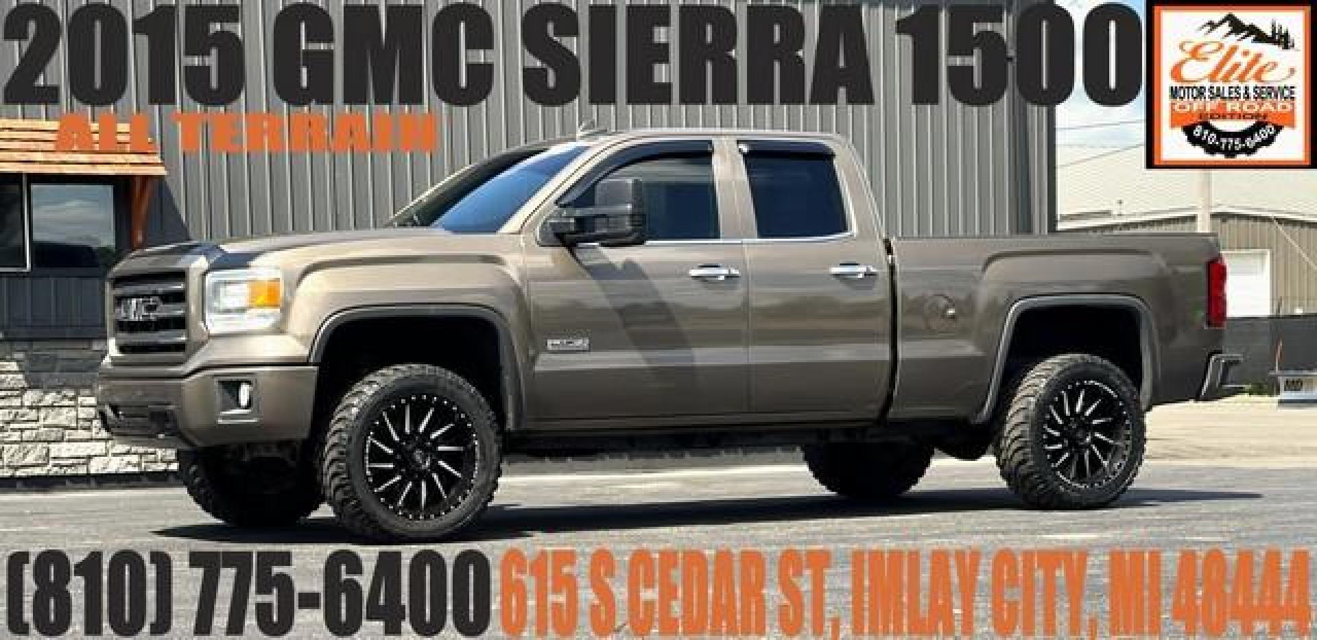 2015 BROWN GMC SIERRA 1500 (1GTV2UEC5FZ) with an V8,5.3L(325 CID),OHV engine, AUTOMATIC transmission, located at 14600 Frazho Road, Warren, MI, 48089, (586) 776-3400, 42.485996, -82.974220 - Photo#0