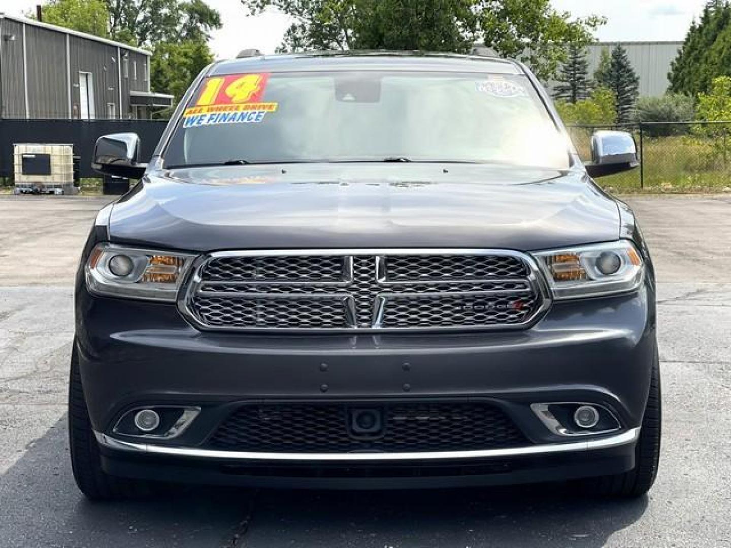 2014 GRAY DODGE DURANGO (1C4SDJET9EC) with an V8,5.7L(345 CID),OHV engine, AUTOMATIC transmission, located at 14600 Frazho Road, Warren, MI, 48089, (586) 776-3400, 42.485996, -82.974220 - Photo#3