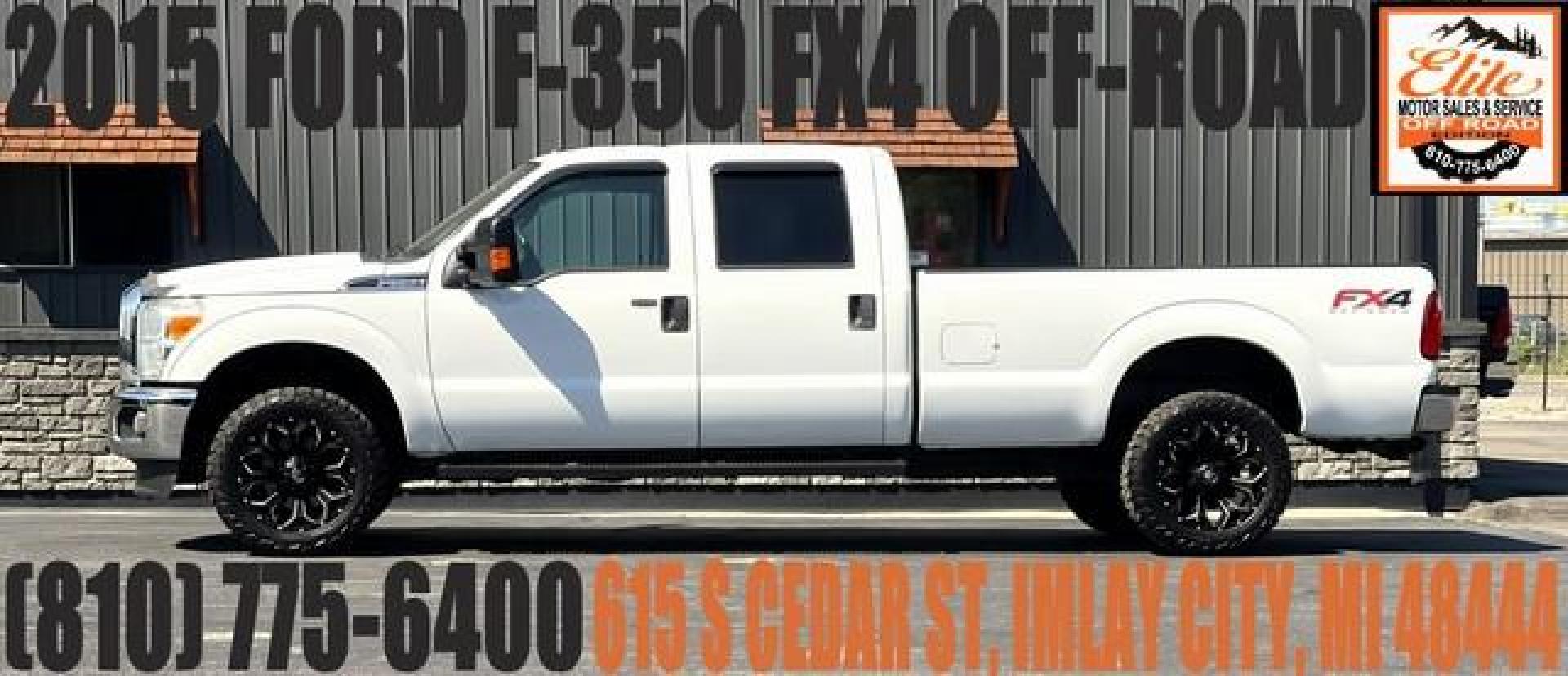 2015 WHITE FORD F-350 SUPER DUTY (1FT8W3B66FE) with an V8,6.2L(379 CID),SOHC engine, AUTOMATIC transmission, located at 14600 Frazho Road, Warren, MI, 48089, (586) 776-3400, 42.485996, -82.974220 - Photo#0