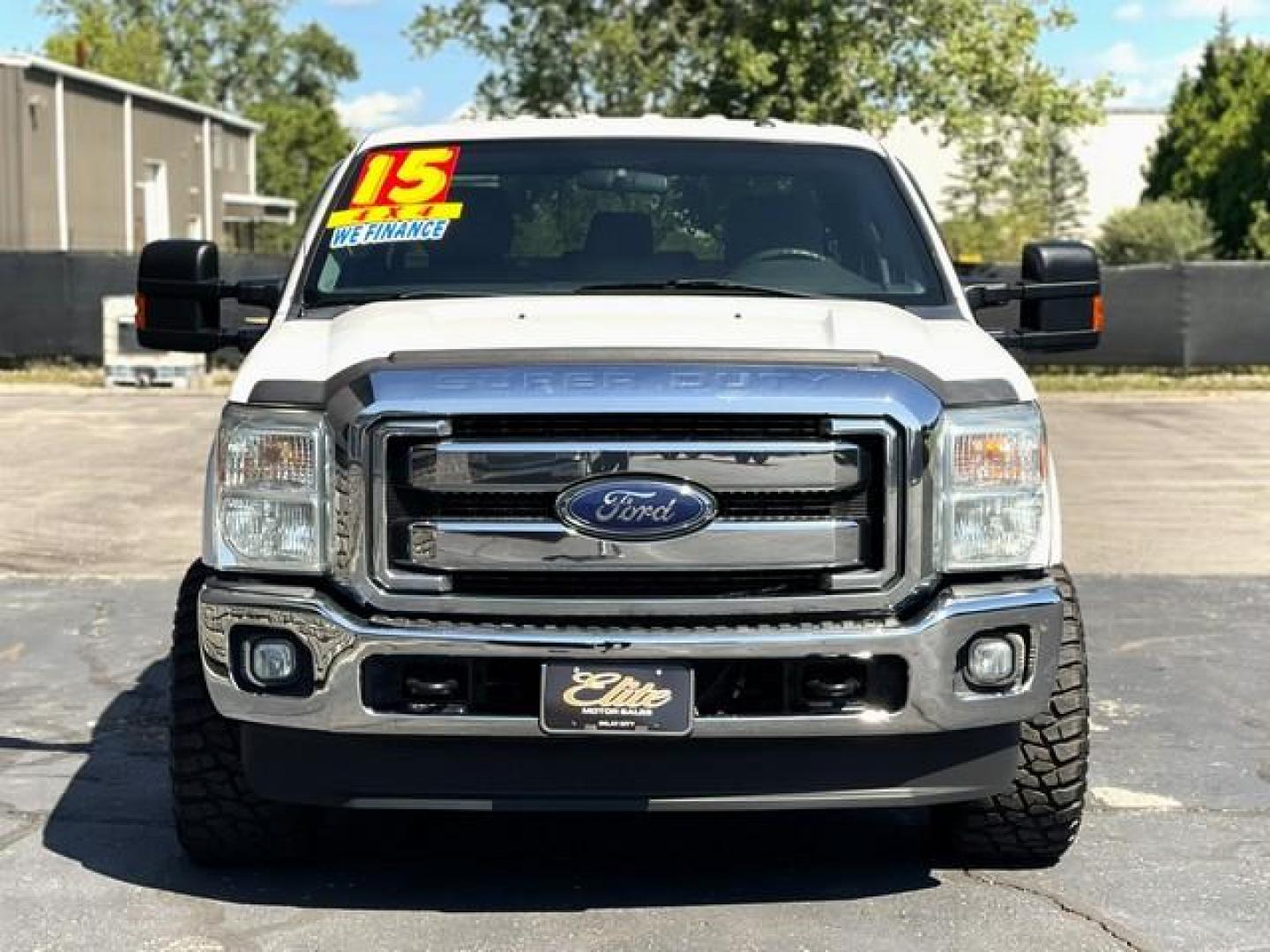 2015 WHITE FORD F-350 SUPER DUTY (1FT8W3B66FE) with an V8,6.2L(379 CID),SOHC engine, AUTOMATIC transmission, located at 14600 Frazho Road, Warren, MI, 48089, (586) 776-3400, 42.485996, -82.974220 - Photo#1