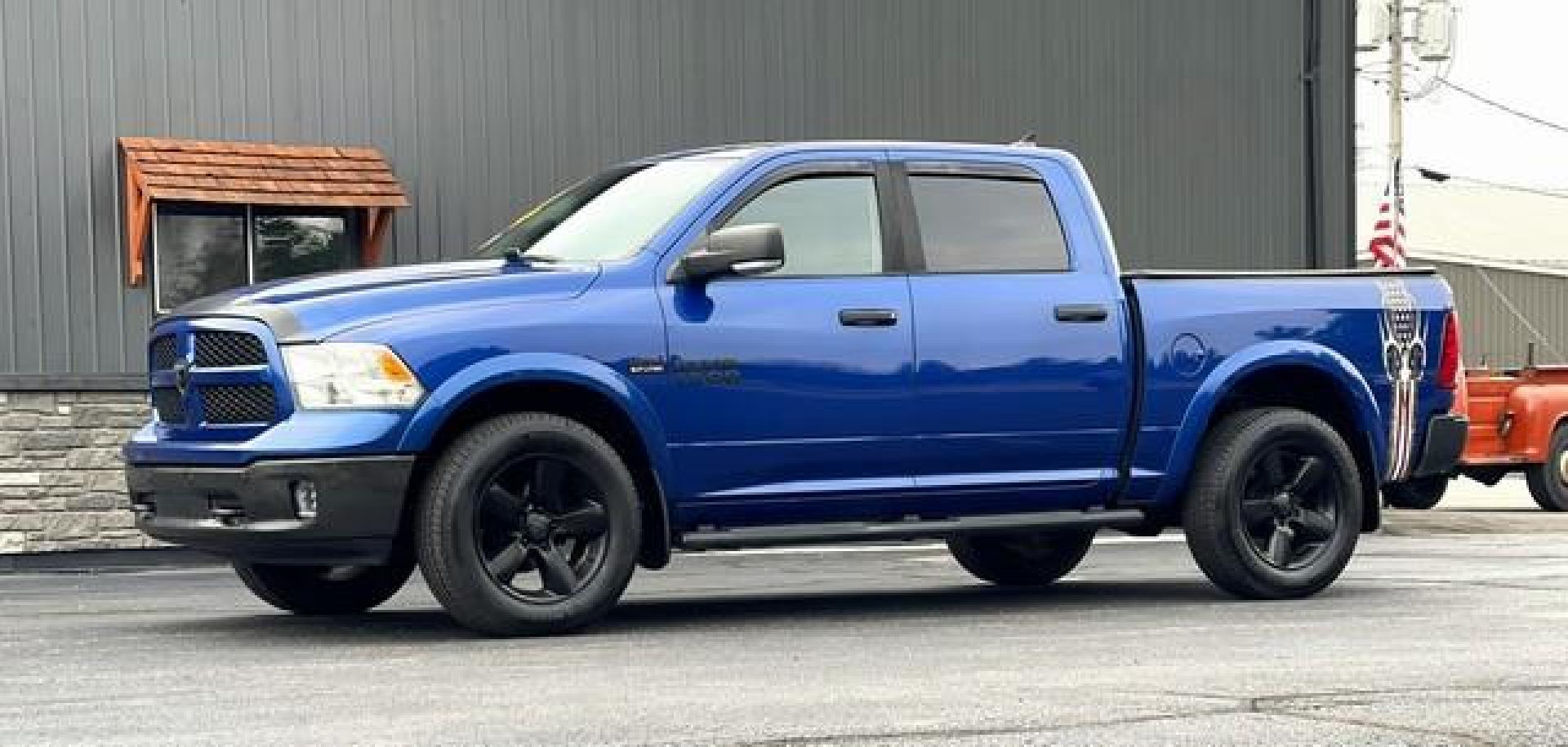 2016 BLUE RAM 1500 (1C6RR7LT9GS) with an V8,5.7L(345 CID),OHV engine, AUTOMATIC transmission, located at 14600 Frazho Road, Warren, MI, 48089, (586) 776-3400, 42.485996, -82.974220 - Photo#2