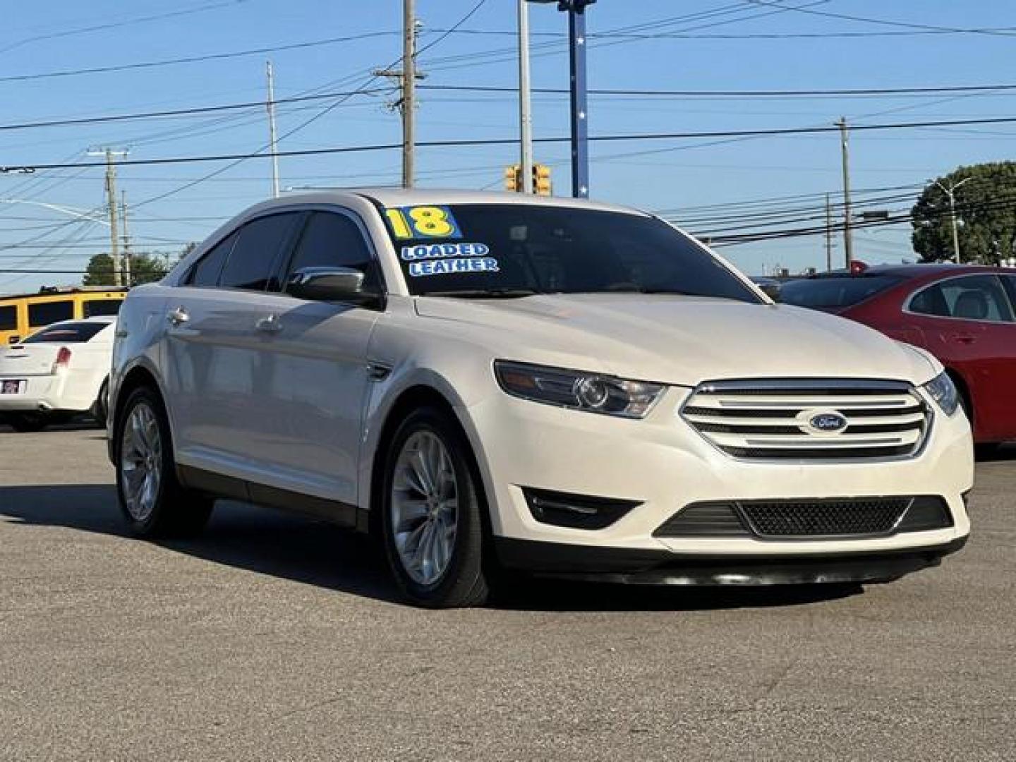 2018 WHITE FORD TAURUS (1FAHP2F83JG) with an V6,3.5L(213 CID),DOHC engine, AUTOMATIC transmission, located at 14600 Frazho Road, Warren, MI, 48089, (586) 776-3400, 42.485996, -82.974220 - Photo#2