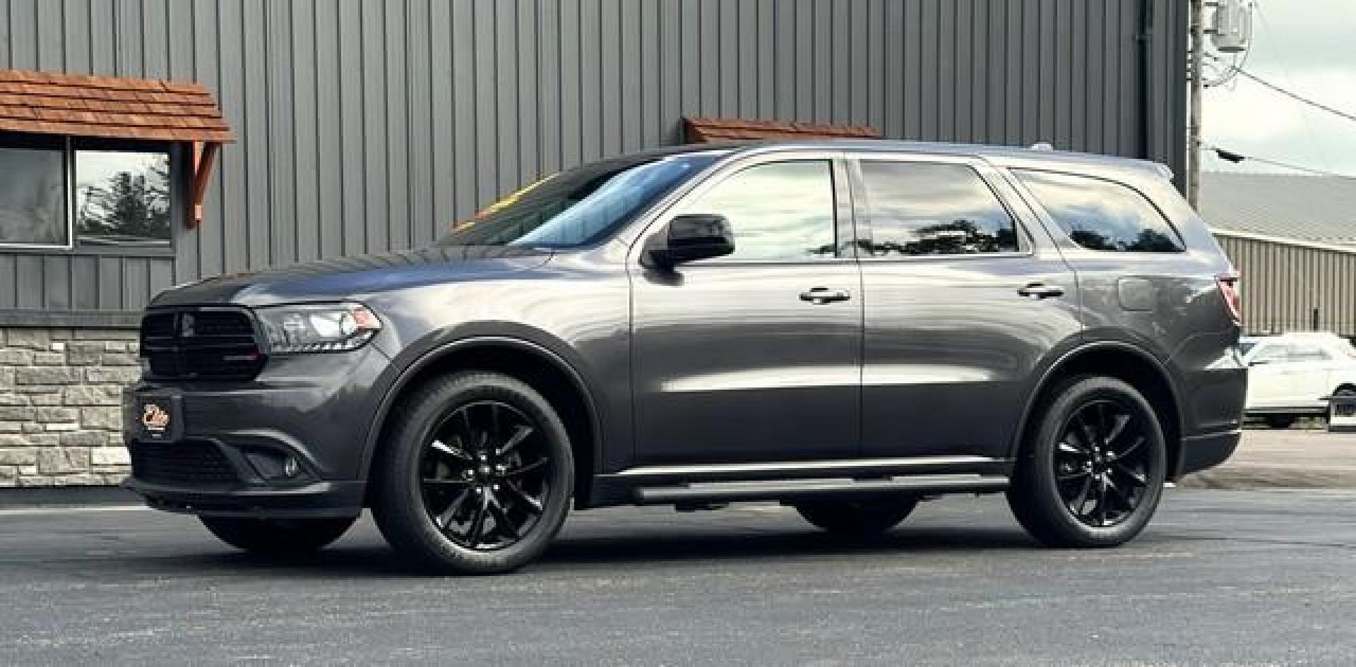 2018 GREY DODGE DURANGO (1C4RDJAG2JC) with an V6,3.6L(220 CID),DOHC engine, AUTOMATIC transmission, located at 14600 Frazho Road, Warren, MI, 48089, (586) 776-3400, 42.485996, -82.974220 - Photo#1