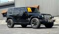 2008 BLACK JEEP WRANGLER (1J4GA59198L) with an V6,3.8L(231 CID),OHV engine, AUTOMATIC transmission, located at 14600 Frazho Road, Warren, MI, 48089, (586) 776-3400, 42.485996, -82.974220 - Photo#2