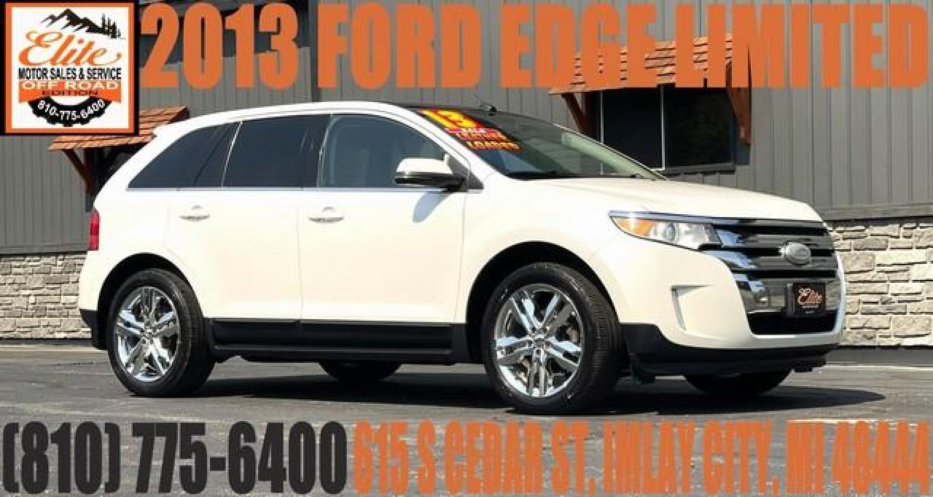 2013 WHITE FORD EDGE (2FMDK3K99DB) with an L4,2.0L(122 CID),DOHC engine, AUTOMATIC transmission, located at 14600 Frazho Road, Warren, MI, 48089, (586) 776-3400, 42.485996, -82.974220 - Photo#0