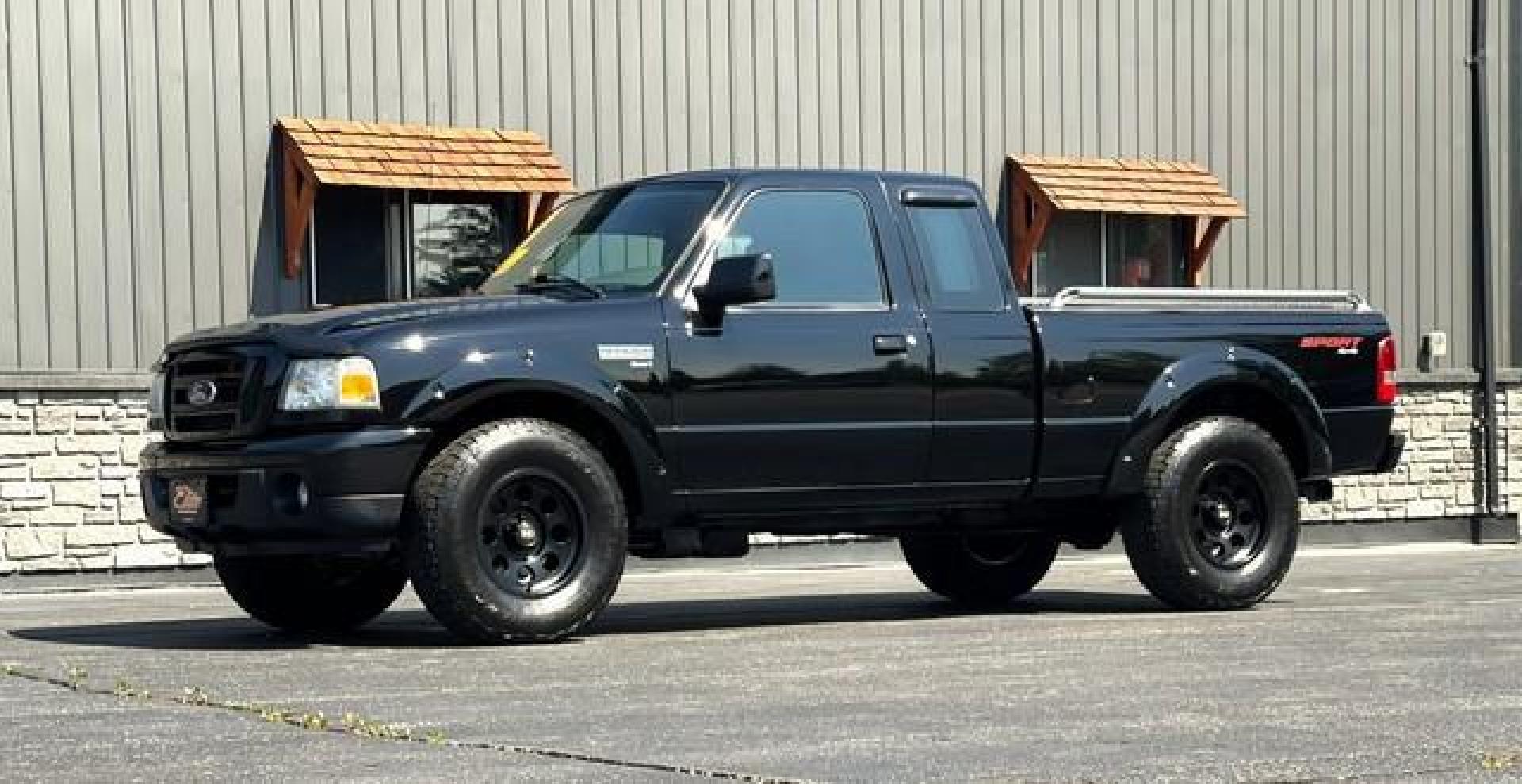 2011 BLACK FORD RANGER (1FTLR4FE8BP) with an V6,4.0L(245 CID),SOHC engine, AUTOMATIC transmission, located at 14600 Frazho Road, Warren, MI, 48089, (586) 776-3400, 42.485996, -82.974220 - Photo#4