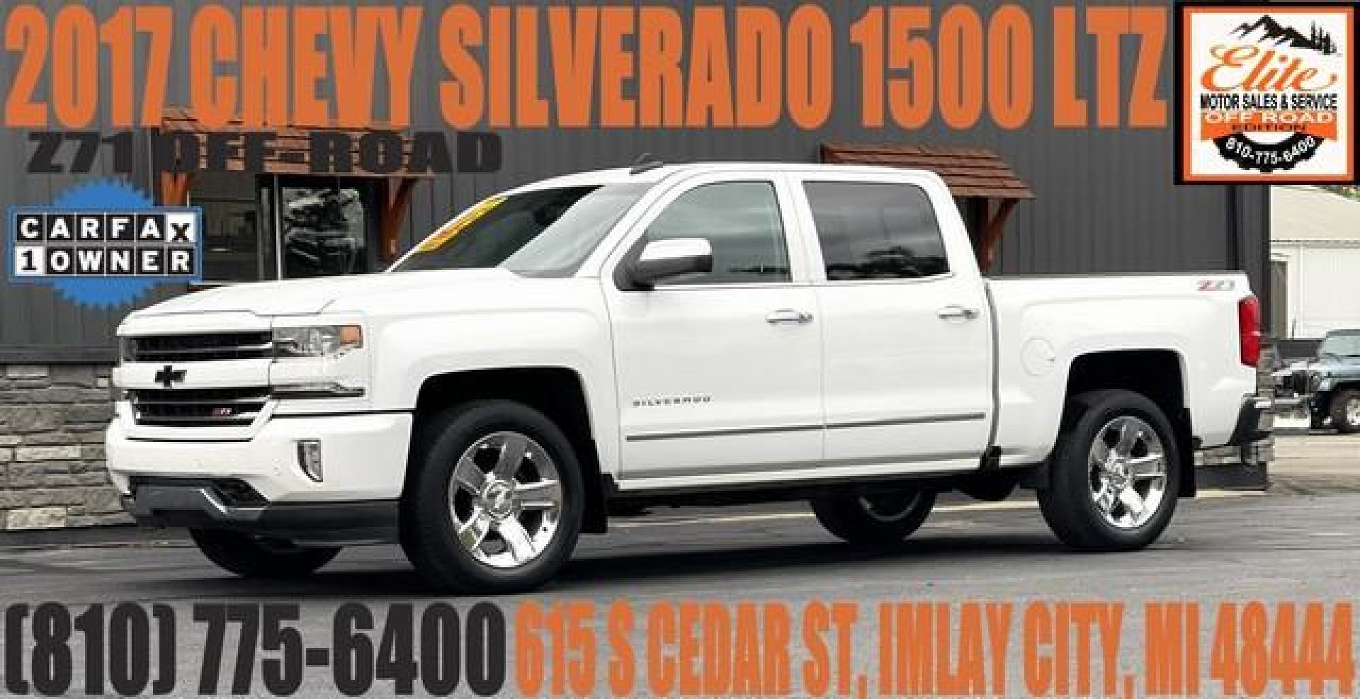 2017 WHITE CHEVROLET SILVERADO 1500 (3GCUKSEJ9HG) with an V8,6.2L(376 CID),OHV engine, AUTOMATIC transmission, located at 14600 Frazho Road, Warren, MI, 48089, (586) 776-3400, 42.485996, -82.974220 - Photo#0