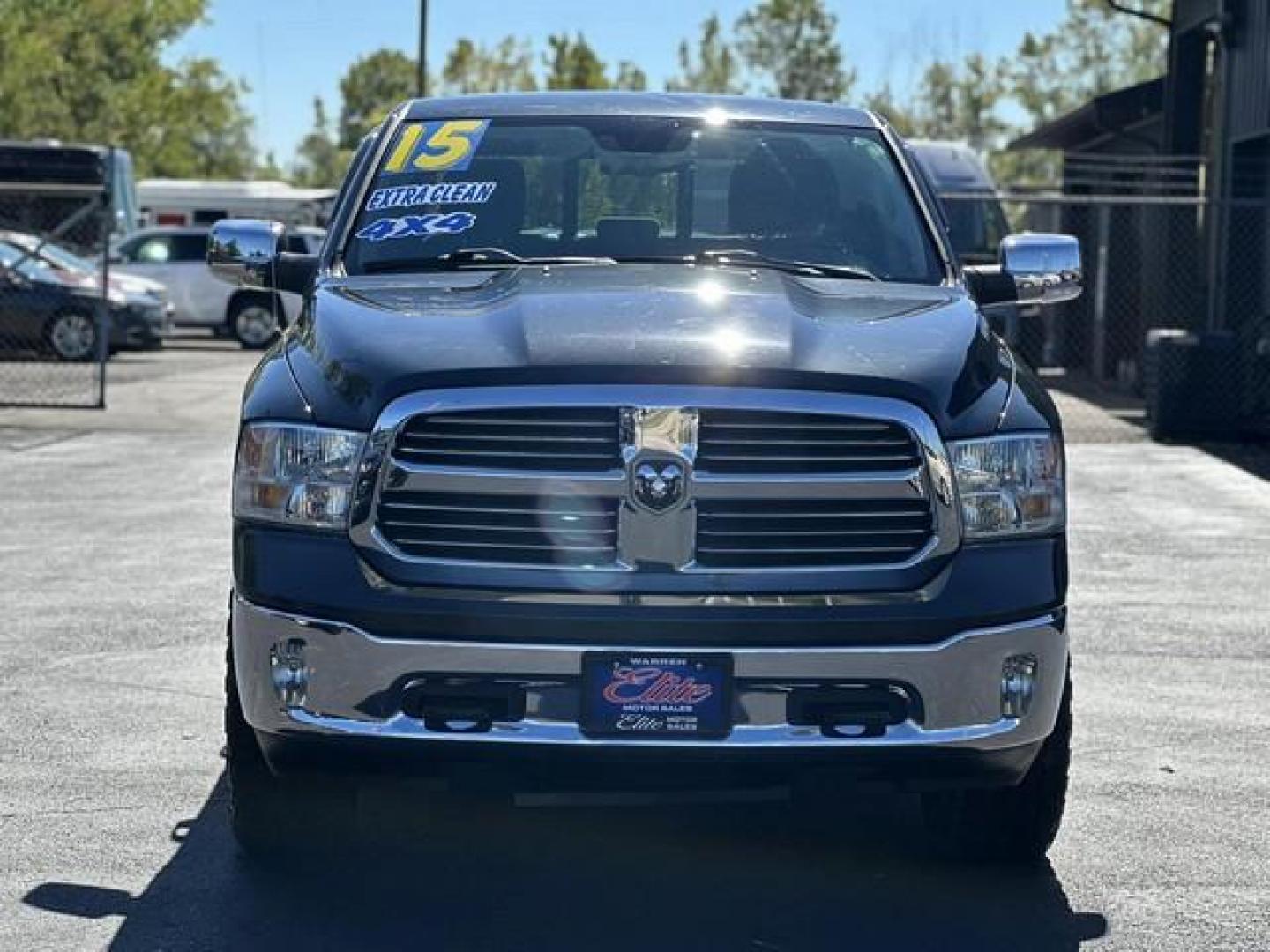 2015 BLACK RAM 1500 (1C6RR7LT2FS) with an V8,5.7L(345 CID),OHV engine, AUTOMATIC transmission, located at 14600 Frazho Road, Warren, MI, 48089, (586) 776-3400, 42.485996, -82.974220 - Photo#1