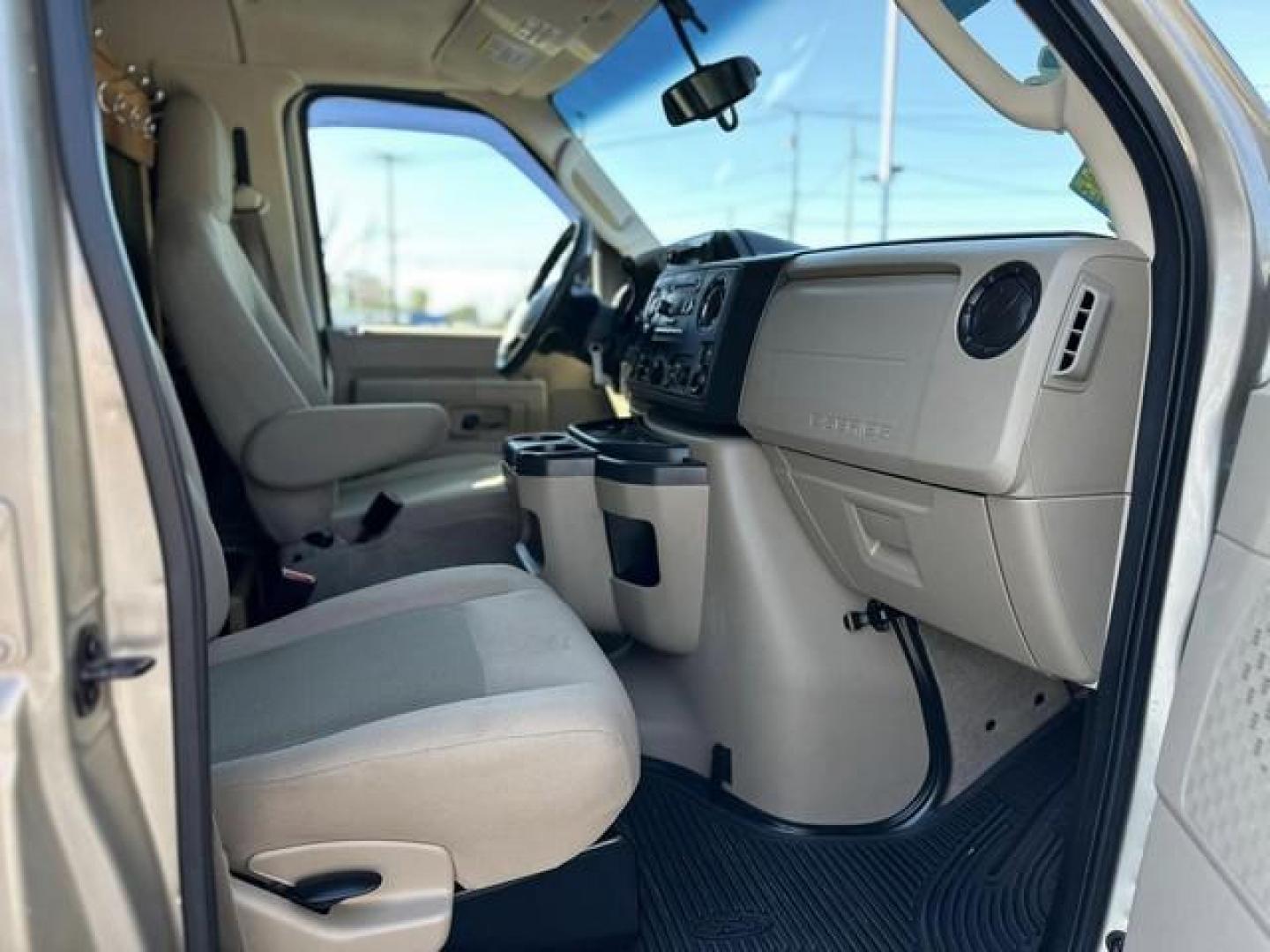 2013 CREAM FORD E-350 SUPER DUTY (1FBNE3BL7DD) with an V8,5.4L(330 CID),SOHC engine, AUTOMATIC transmission, located at 14600 Frazho Road, Warren, MI, 48089, (586) 776-3400, 42.485996, -82.974220 - Photo#10