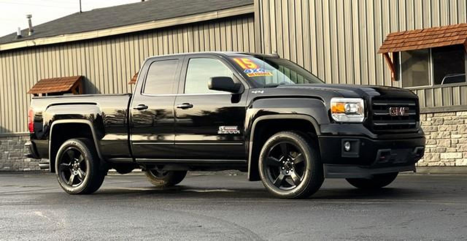 2015 BLACK GMC SIERRA 1500 (1GTV2UEC4FZ) with an V8,5.3L(325 CID),OHV engine, AUTOMATIC transmission, located at 14600 Frazho Road, Warren, MI, 48089, (586) 776-3400, 42.485996, -82.974220 - Photo#5