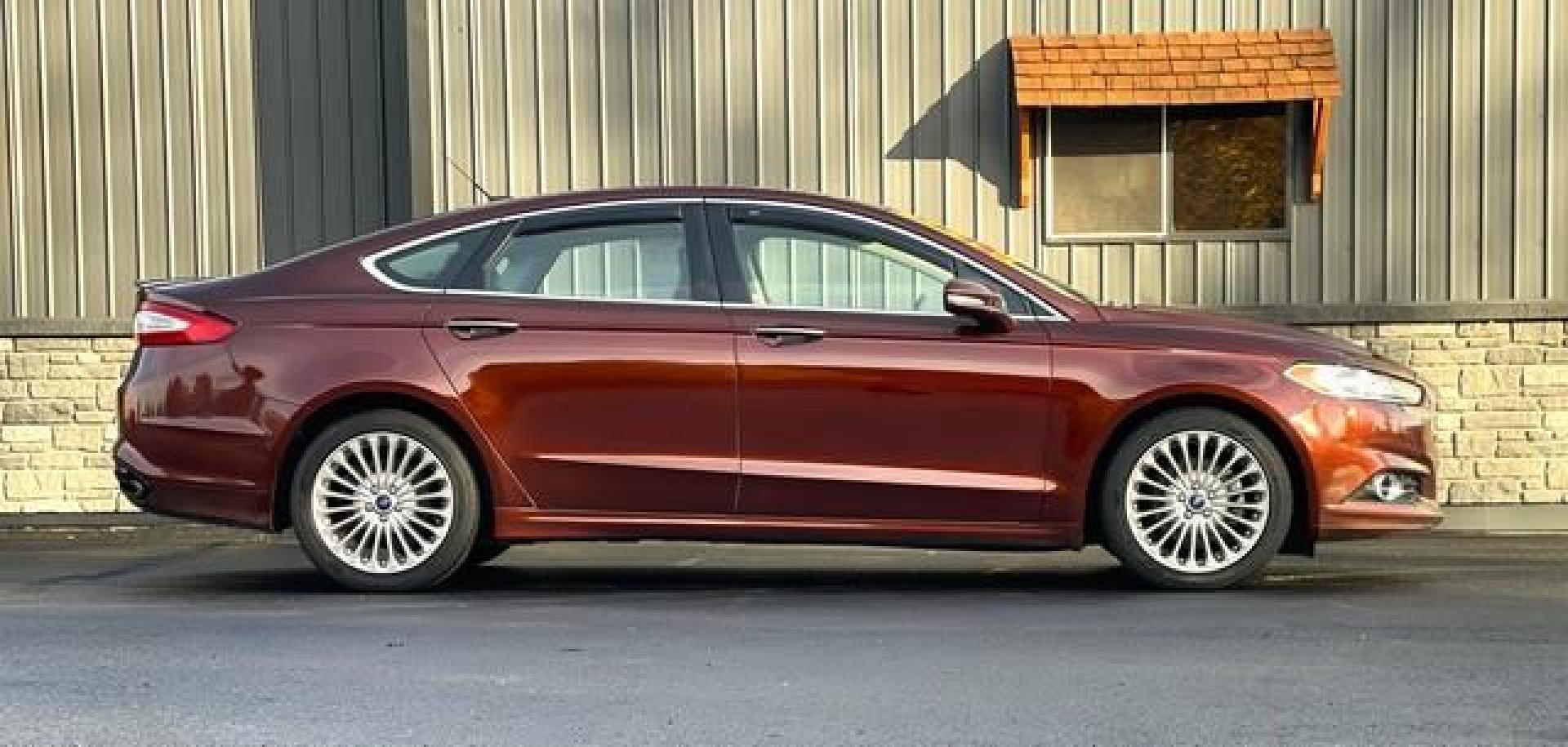 2015 BURGUNDY FORD FUSION (3FA6P0K95FR) with an L4,2.0L(122 CID),DOHC engine, AUTOMATIC transmission, located at 14600 Frazho Road, Warren, MI, 48089, (586) 776-3400, 42.485996, -82.974220 - Photo#5